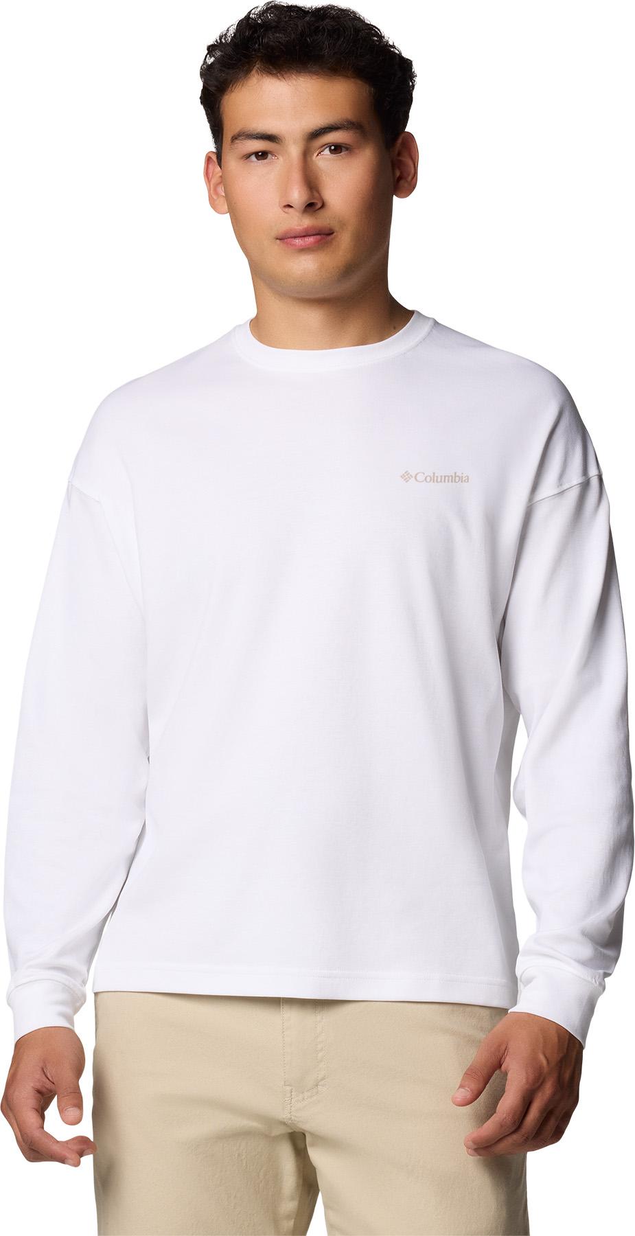 Product image for Duxbery Relaxed Long Sleeve Crew Neck T-Shirt - Men's