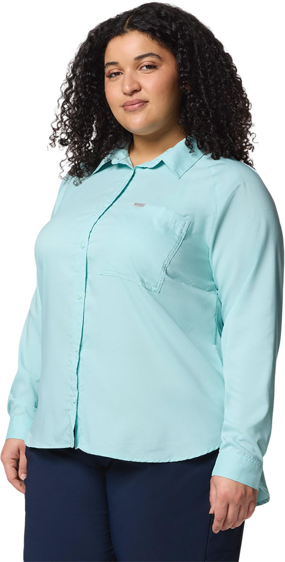 Product gallery image number 3 for product Anytime Lite Plus Size Long Sleeve Shirt - Women's