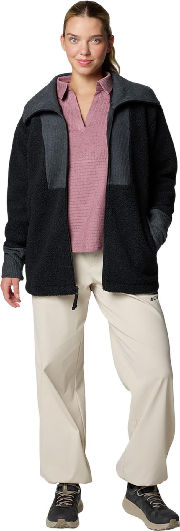 Numéro de l'image de la galerie de produits 6 pour le produit Manteau en molleton à glissière pleine longueur Boundless Trek - Femme