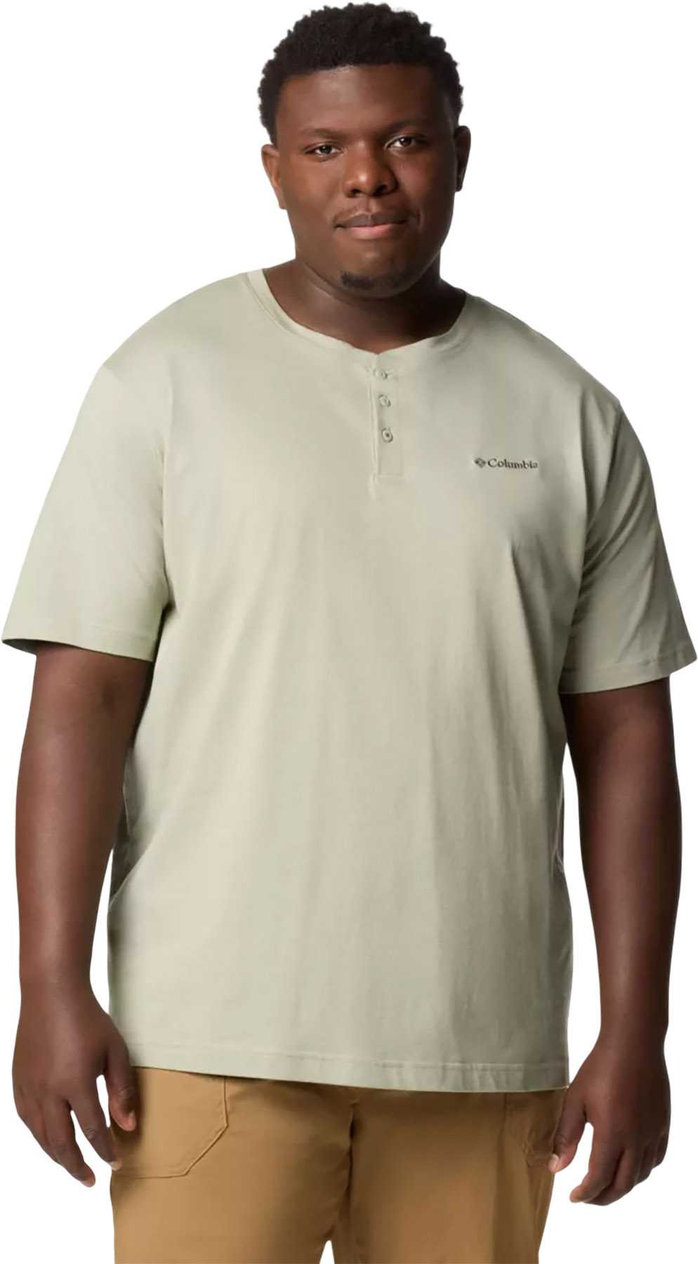 Image de produit pour Chandail à col boutonné à manches courtes grande taille Landroamer II - Homme