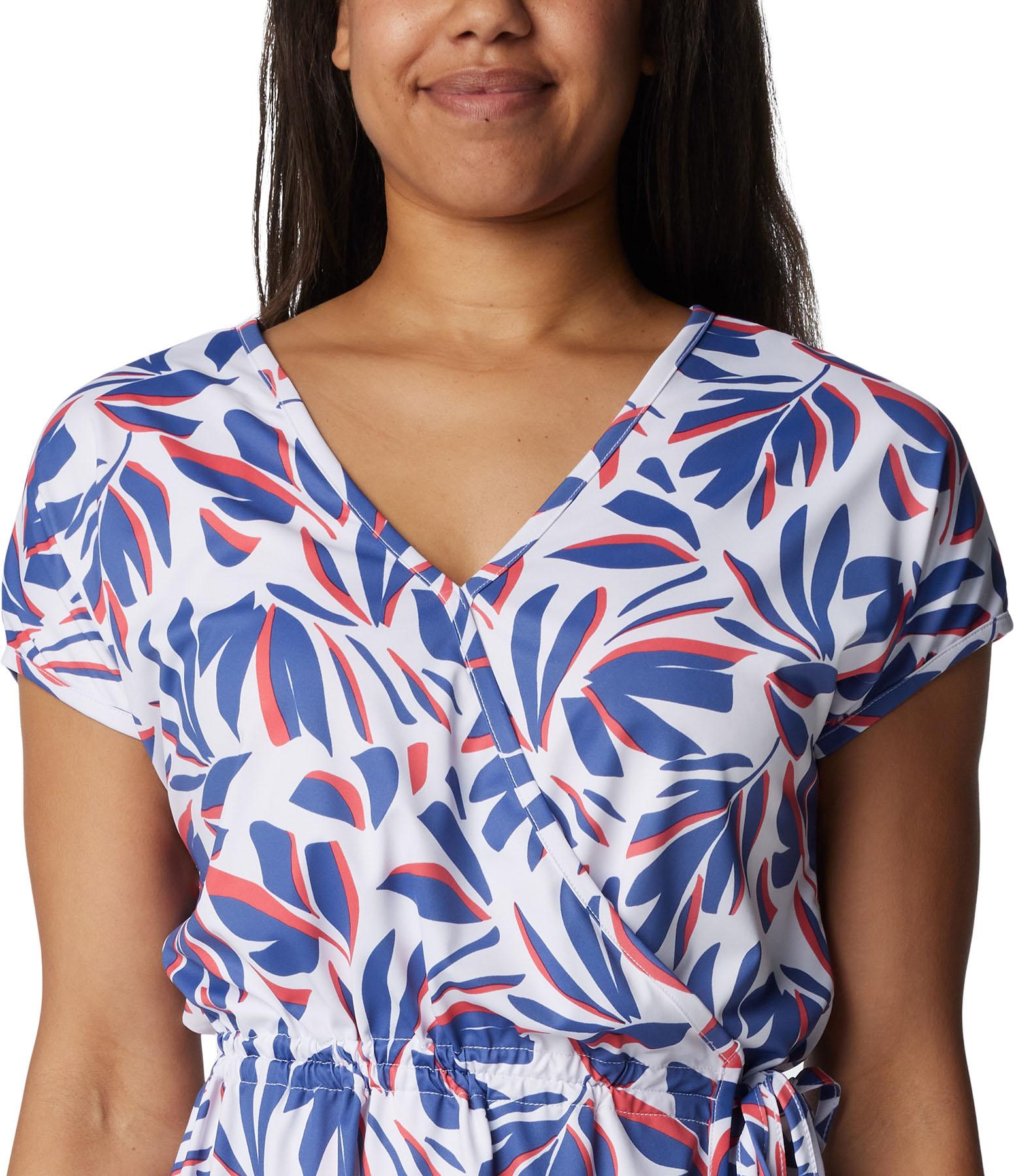 Numéro de l'image de la galerie de produits 3 pour le produit Robe portefeuille imprimé Chill River - Femme