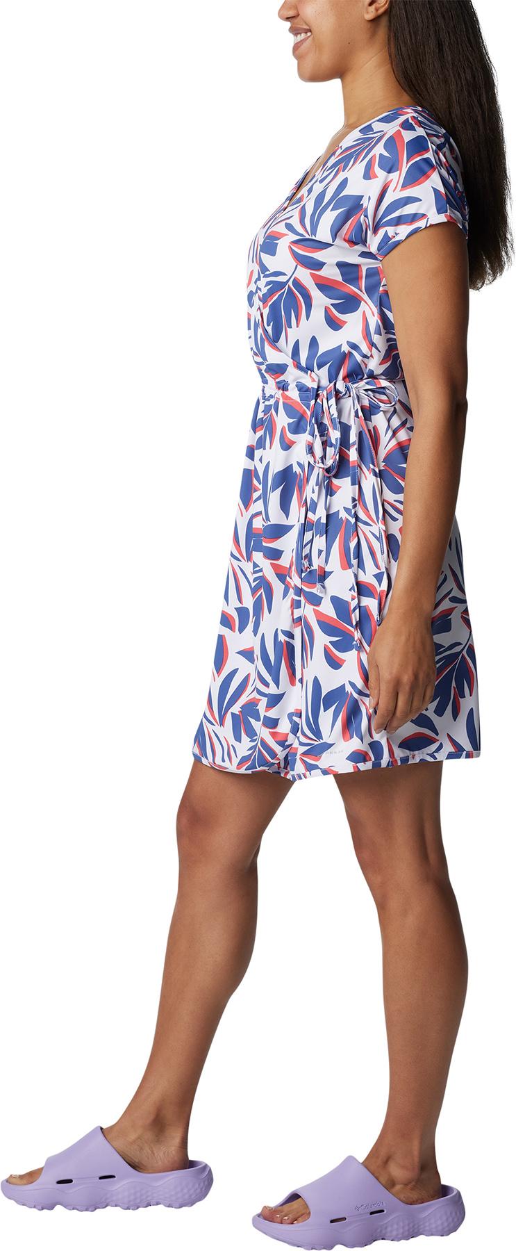 Numéro de l'image de la galerie de produits 6 pour le produit Robe portefeuille imprimé Chill River - Femme