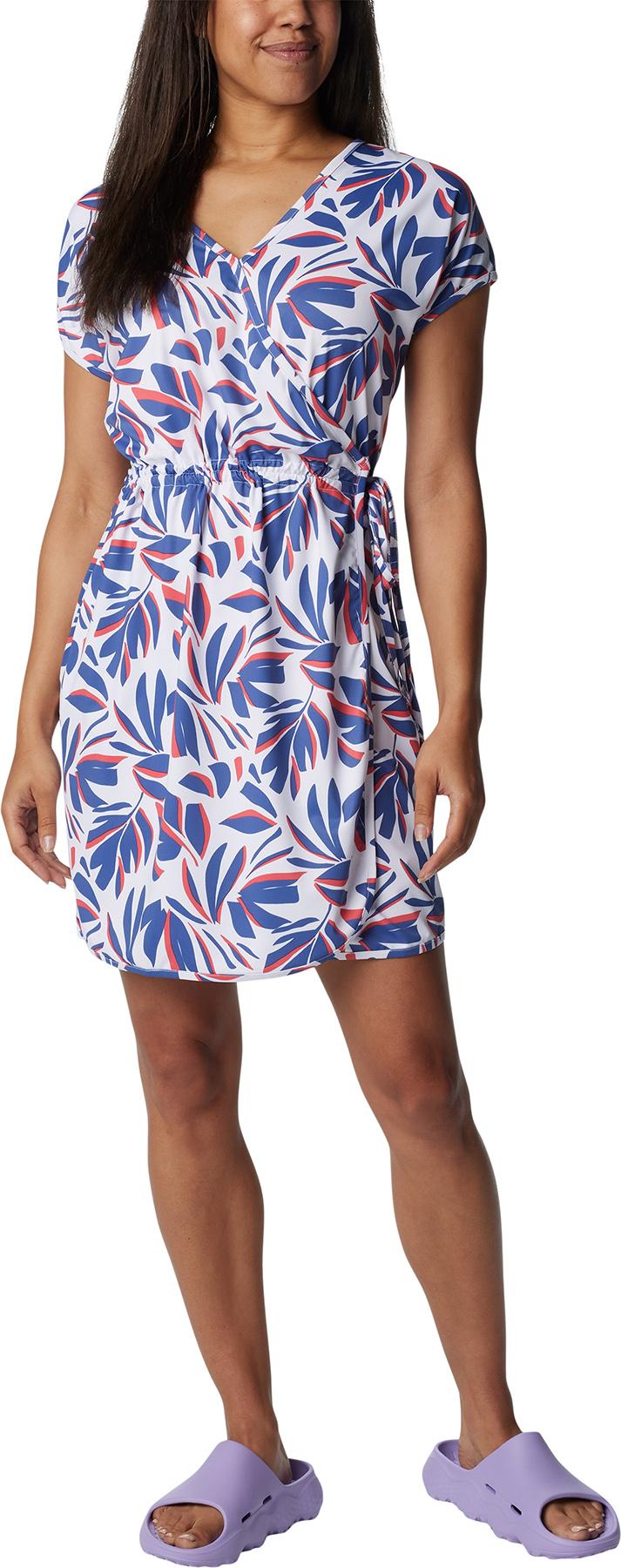 Numéro de l'image de la galerie de produits 1 pour le produit Robe portefeuille imprimé Chill River - Femme