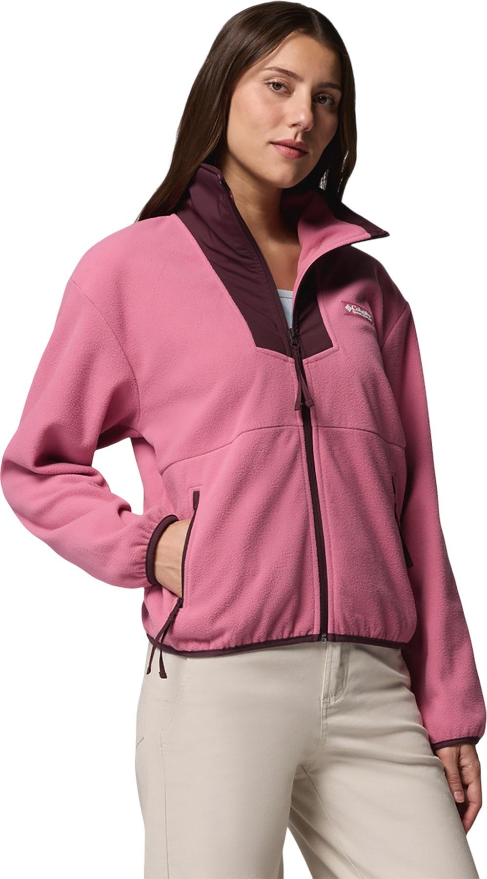 Image de produit pour Manteau en molleton à glissière pleine longueur Sequoia Grove - Femme