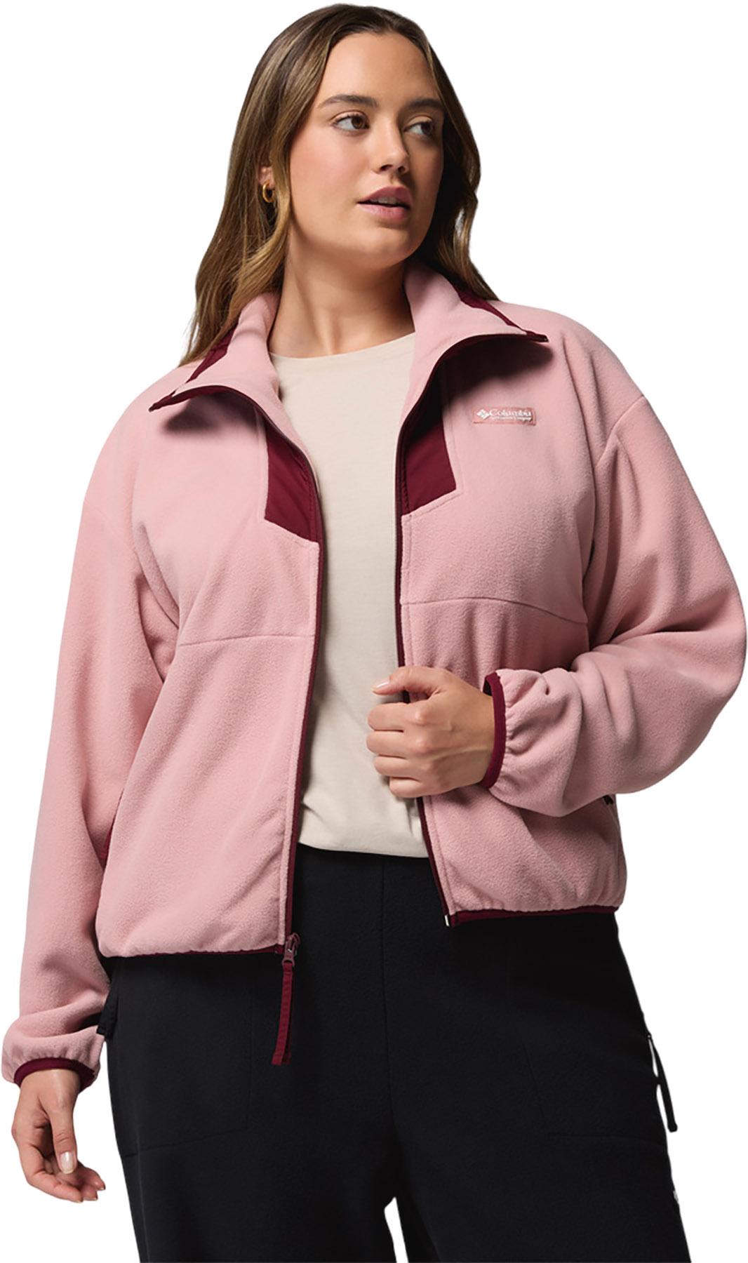 Product gallery image number 5 for product Sequoia Grove Full Zip Plus Size Fleece Jacket - Women's