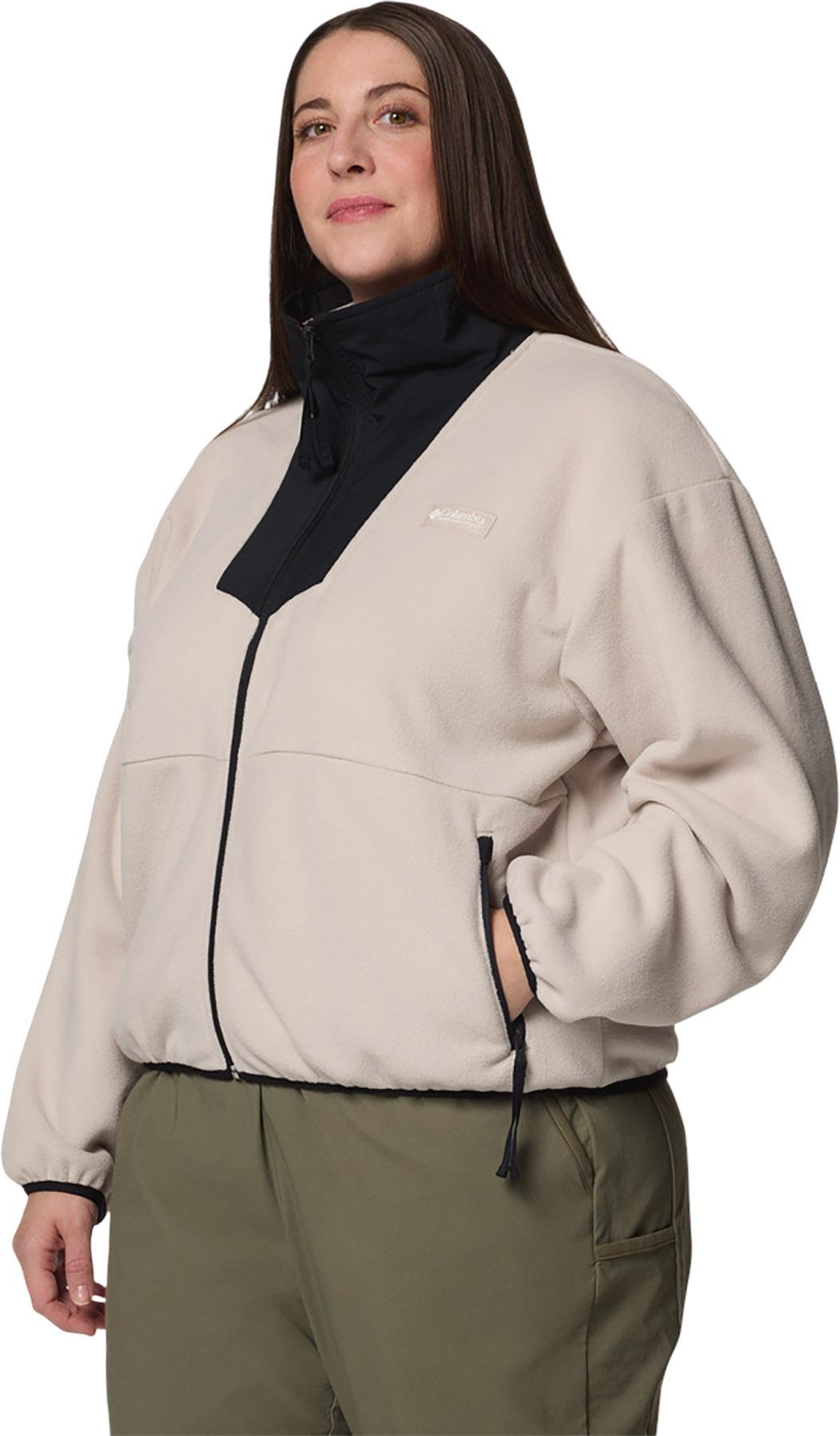 Product gallery image number 5 for product Sequoia Grove Full Zip Plus Size Fleece Jacket - Women's