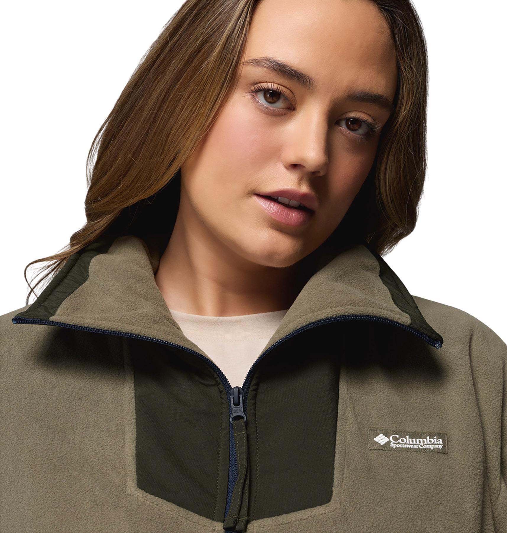 Product gallery image number 5 for product Sequoia Grove Plus Size Half Zip Fleece Pullover - Women's