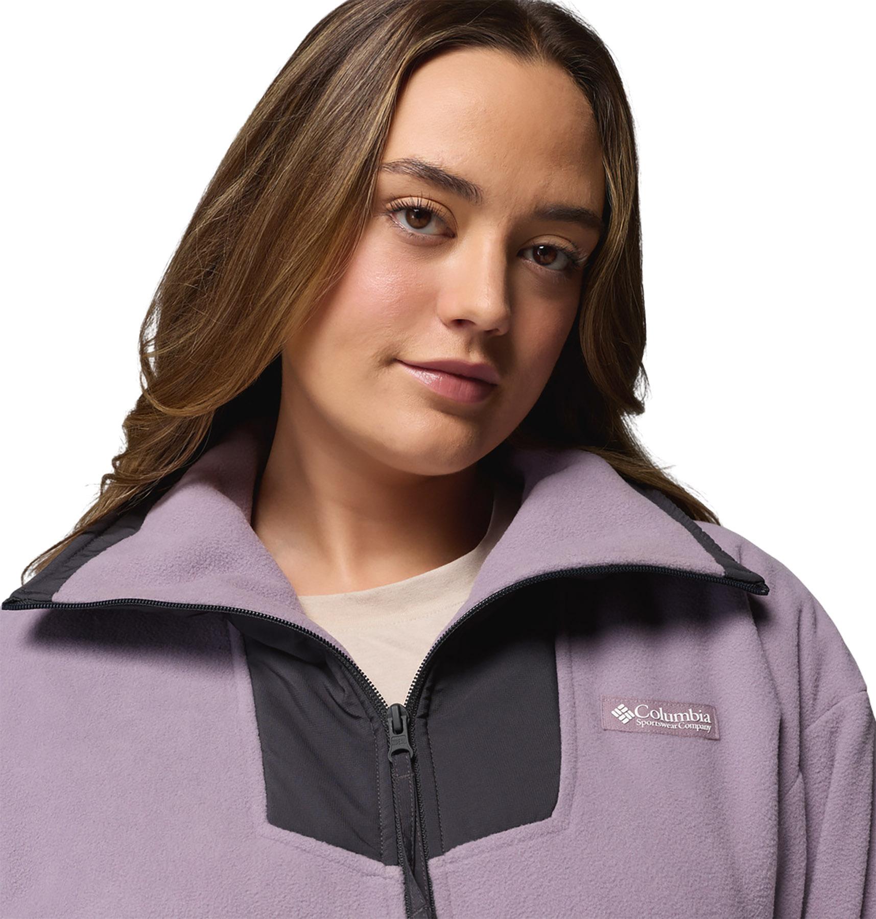 Product gallery image number 5 for product Sequoia Grove Plus Size Half Zip Fleece Pullover - Women's