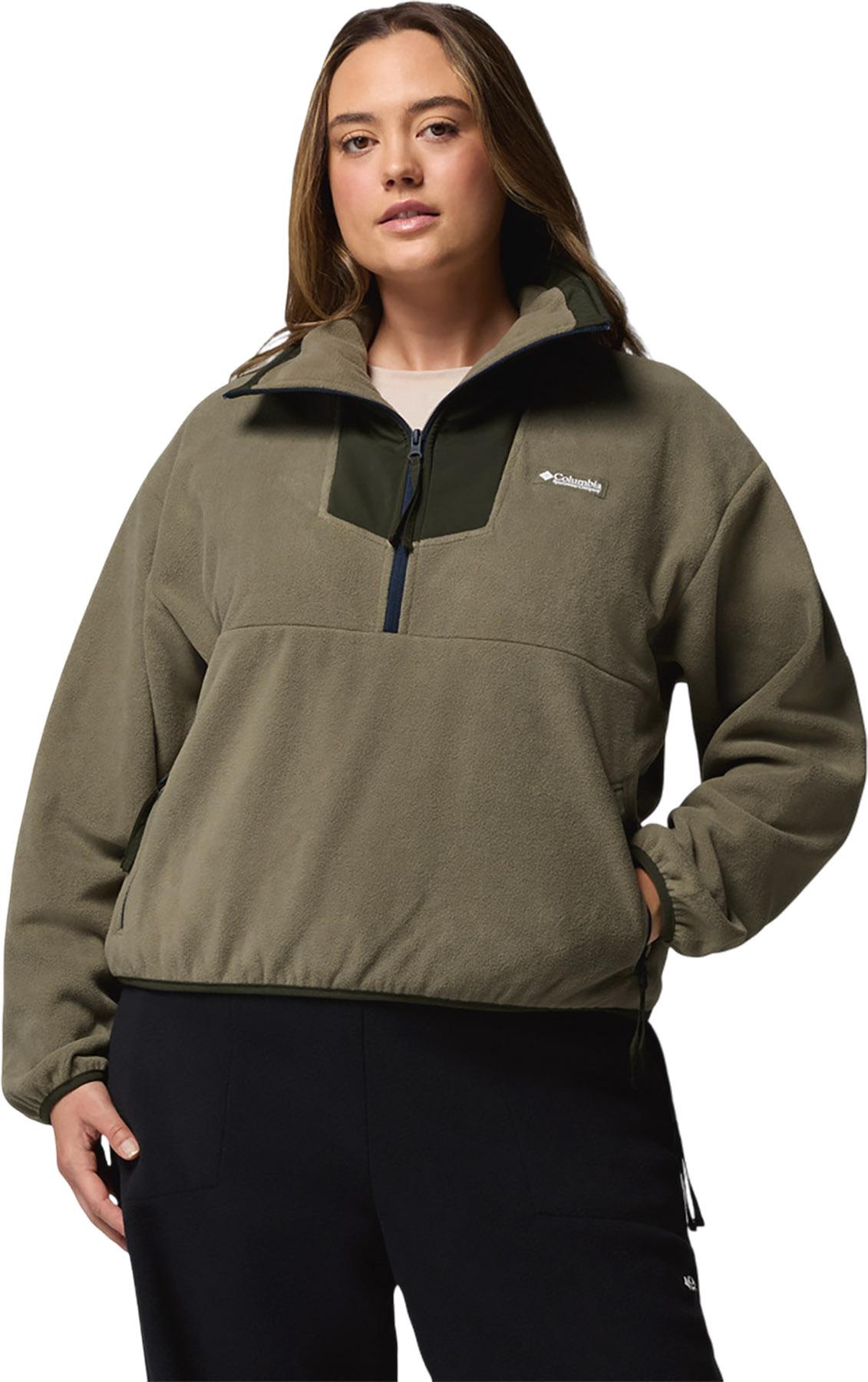 Product image for Sequoia Grove Plus Size Half Zip Fleece Pullover - Women's