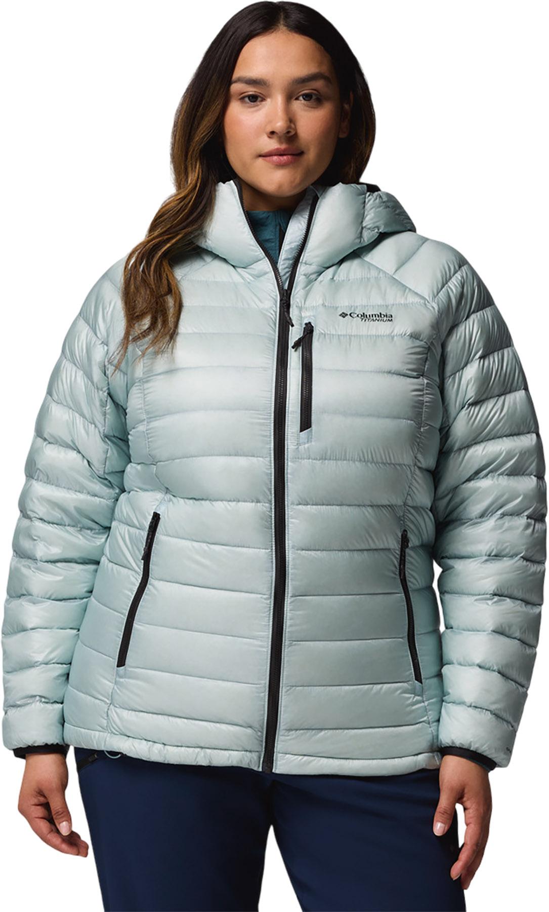 Image de produit pour Manteau à capuchon en duvet grande taille Arctic Crest - Femme