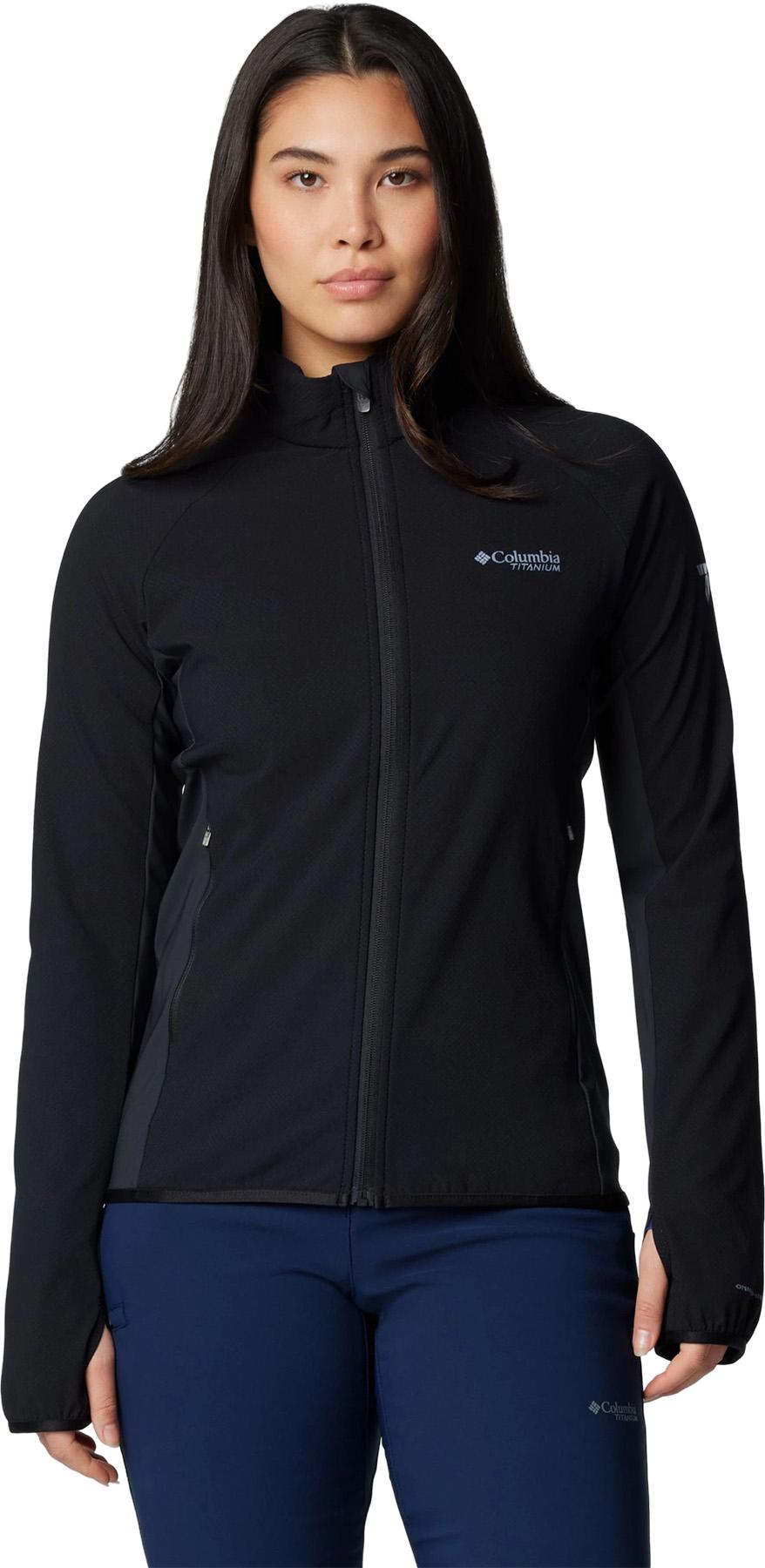 Image de produit pour Manteau technique à glissière pleine longueur en molleton Spectre Ridge II - Femme