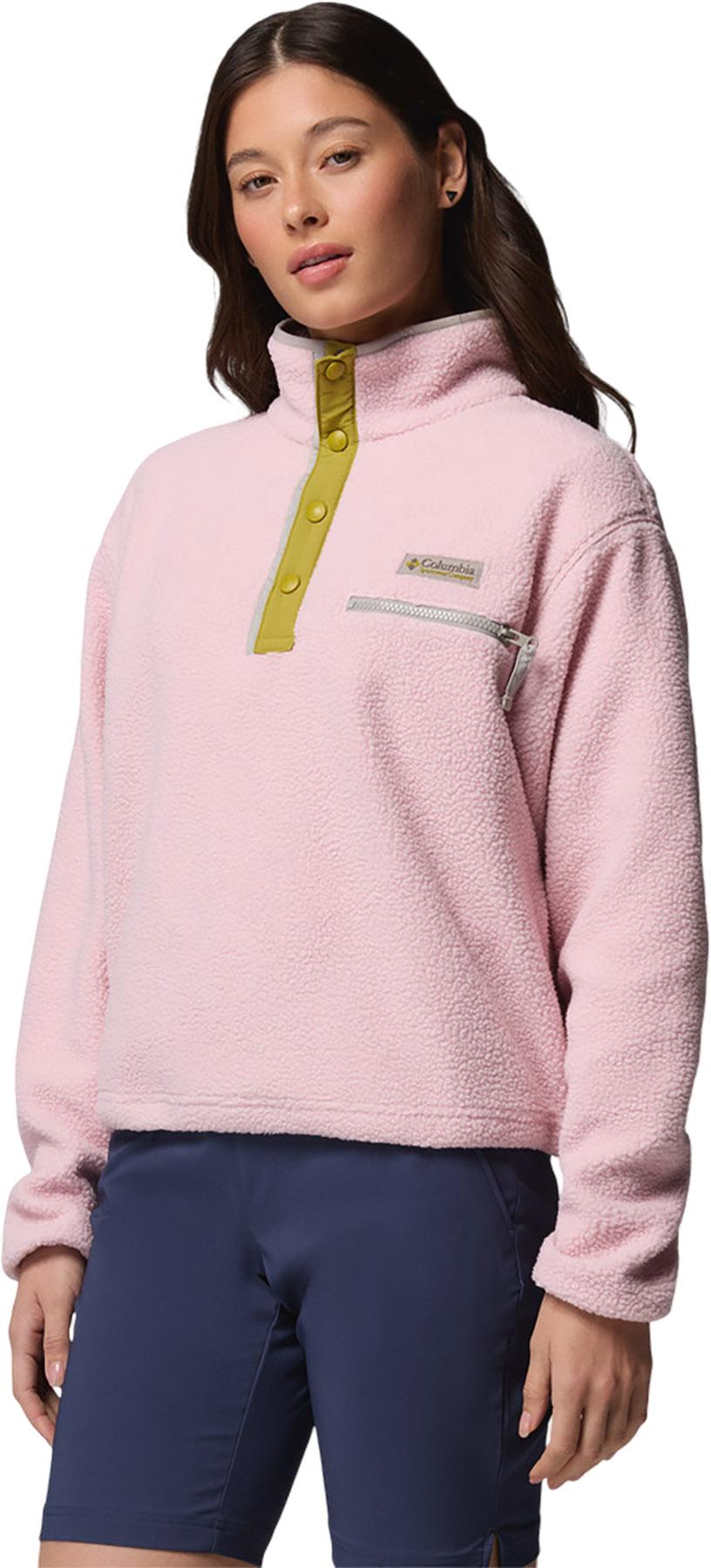 Product gallery image number 3 for product Helvetia II Cropped Half Snap Fleece Pullover - Women's