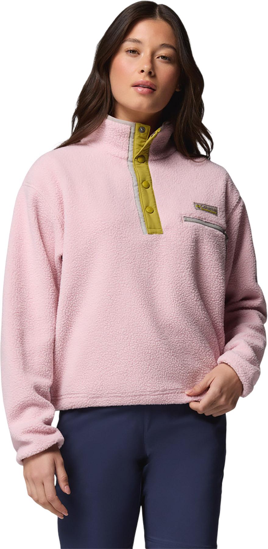 Image de produit pour Chandail écourté en molleton à demi-pression Helvetia II - Femme