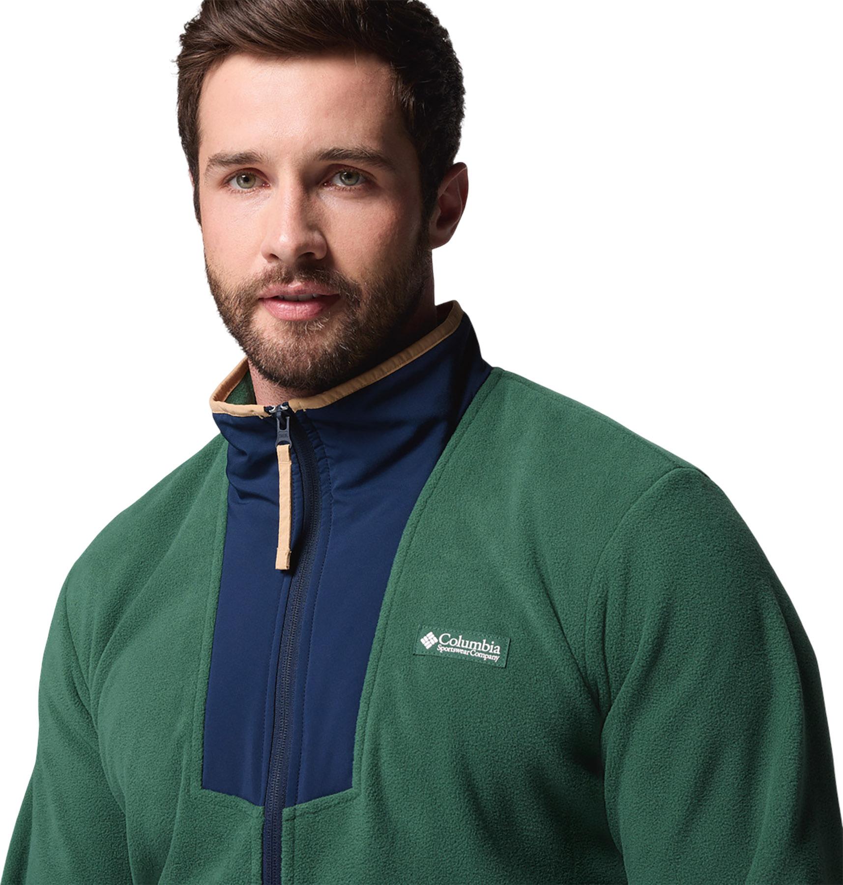 Product gallery image number 3 for product Manteau en molleton à glissière pleine longueur Sequoia Grove - Homme