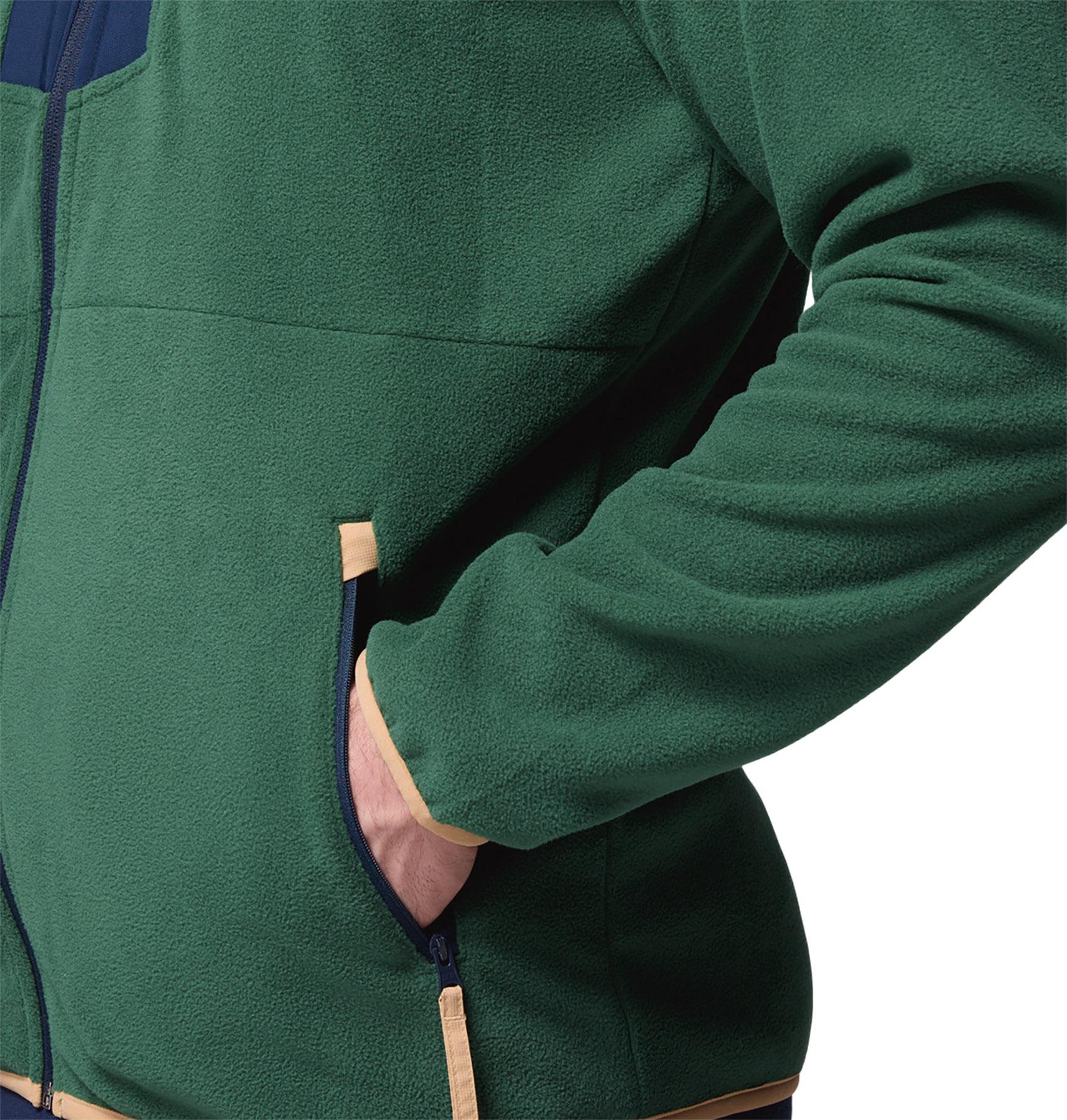 Product gallery image number 6 for product Manteau en molleton à glissière pleine longueur Sequoia Grove - Homme