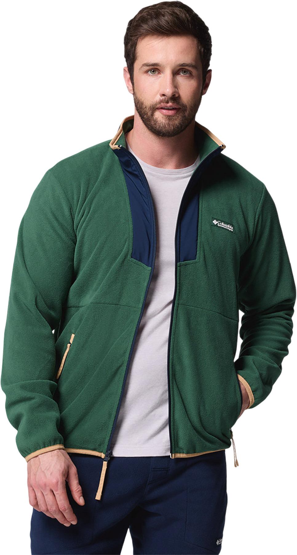 Product gallery image number 4 for product Manteau en molleton à glissière pleine longueur Sequoia Grove - Homme