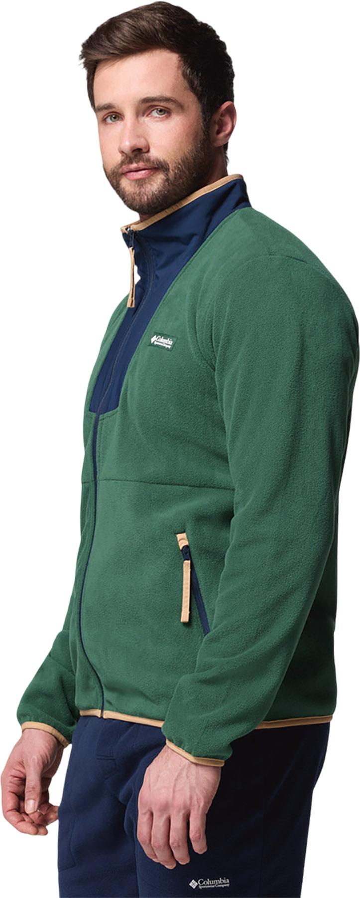 Product gallery image number 5 for product Manteau en molleton à glissière pleine longueur Sequoia Grove - Homme