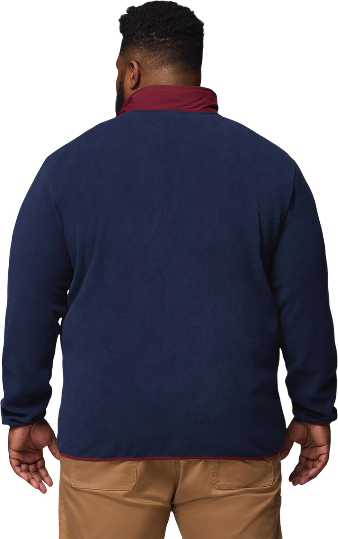 Product gallery image number 4 for product Manteau en molleton à glissière pleine longueur grande taille Sequoia Grove - Homme