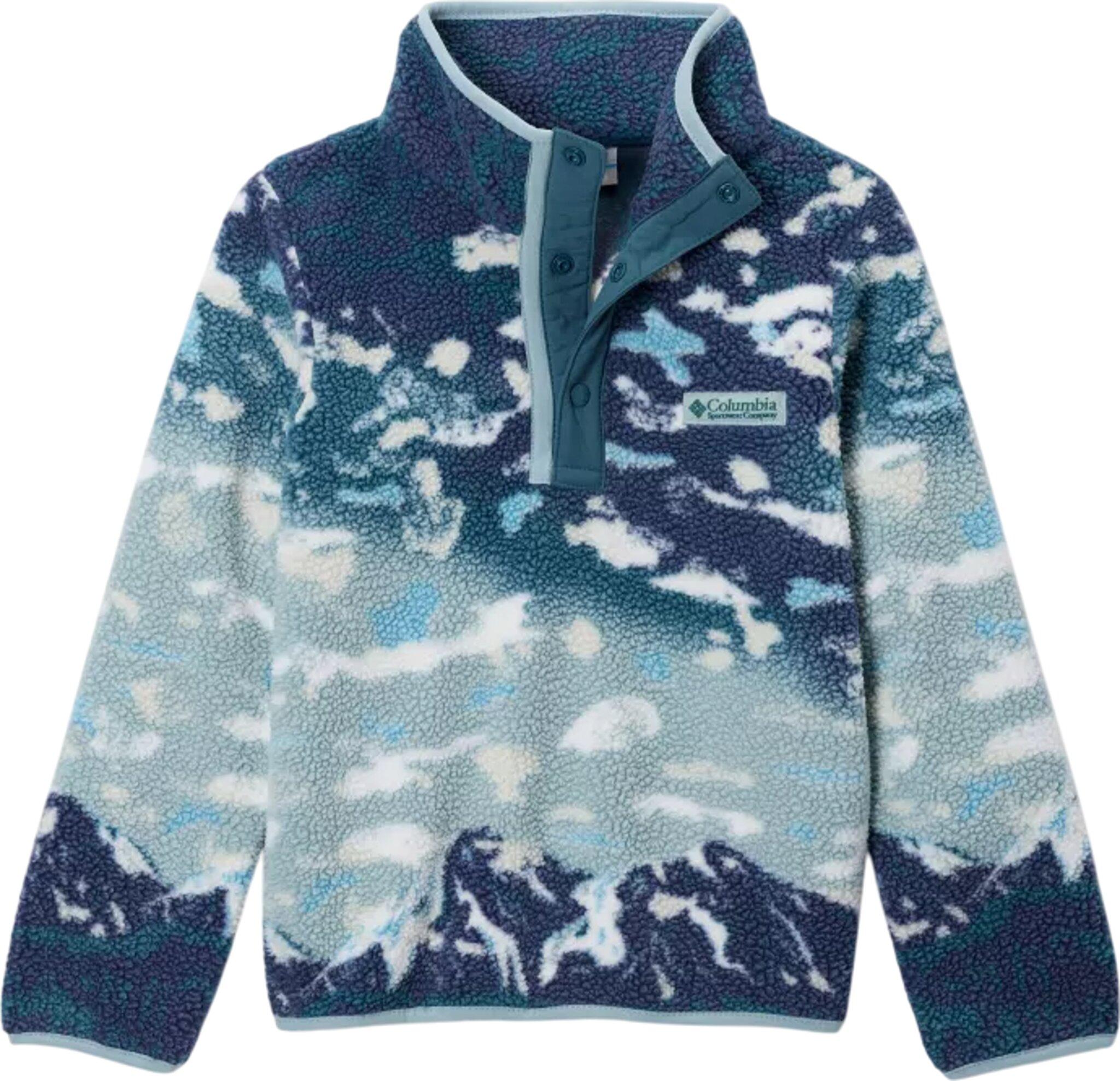 Product gallery image number 1 for product Helvetia II Printed Half Snap Fleece - Girls