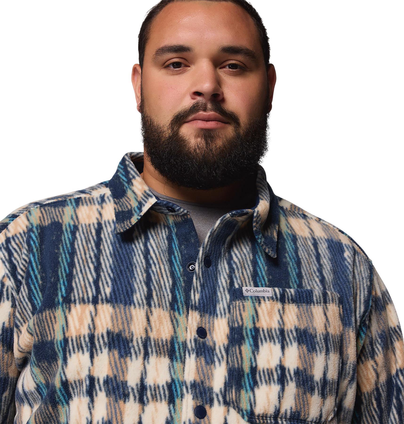 Product gallery image number 2 for product Steens Mountain II Big Size Printed Fleece Shirt Jacket - Men's