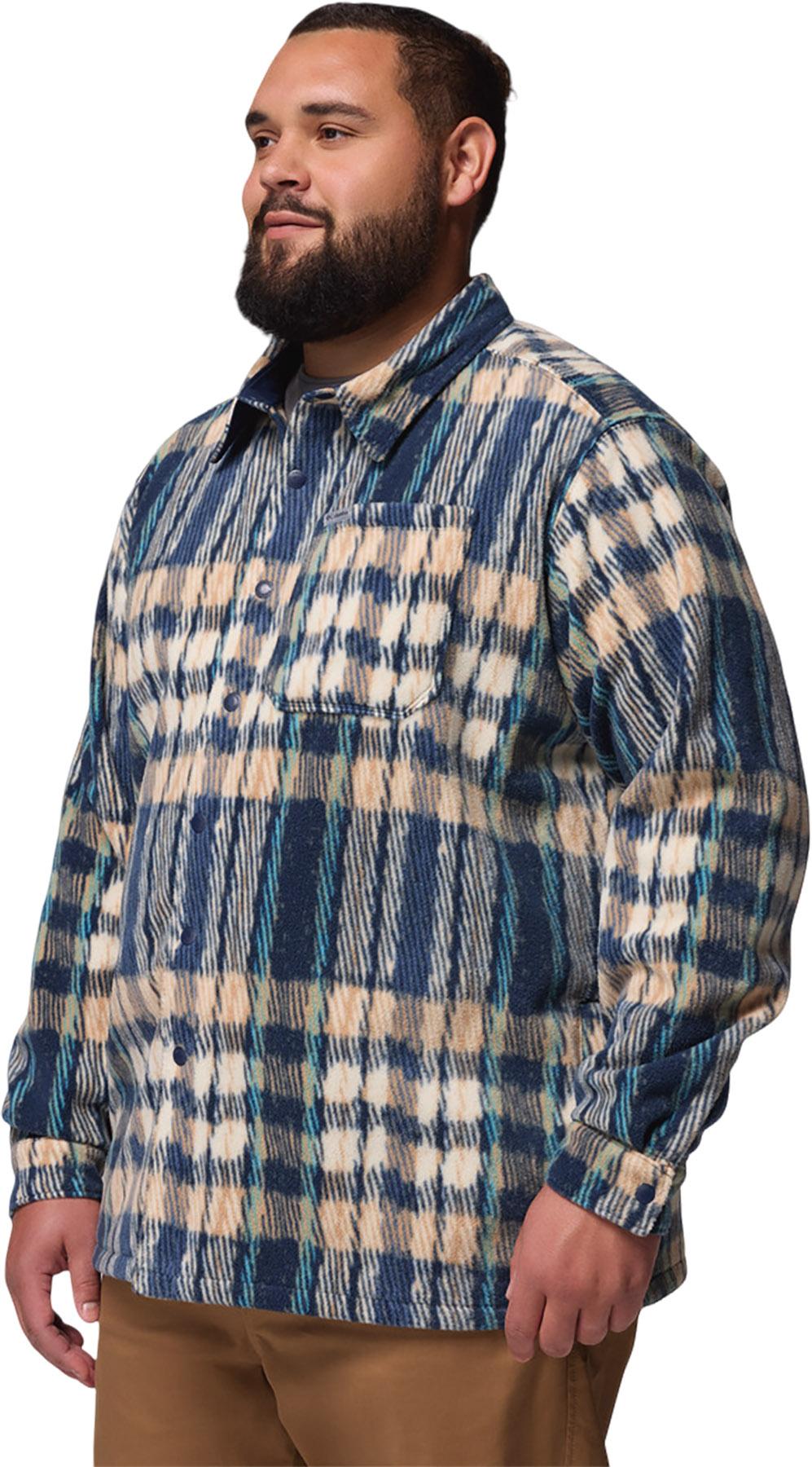 Product gallery image number 5 for product Steens Mountain II Big Size Printed Fleece Shirt Jacket - Men's