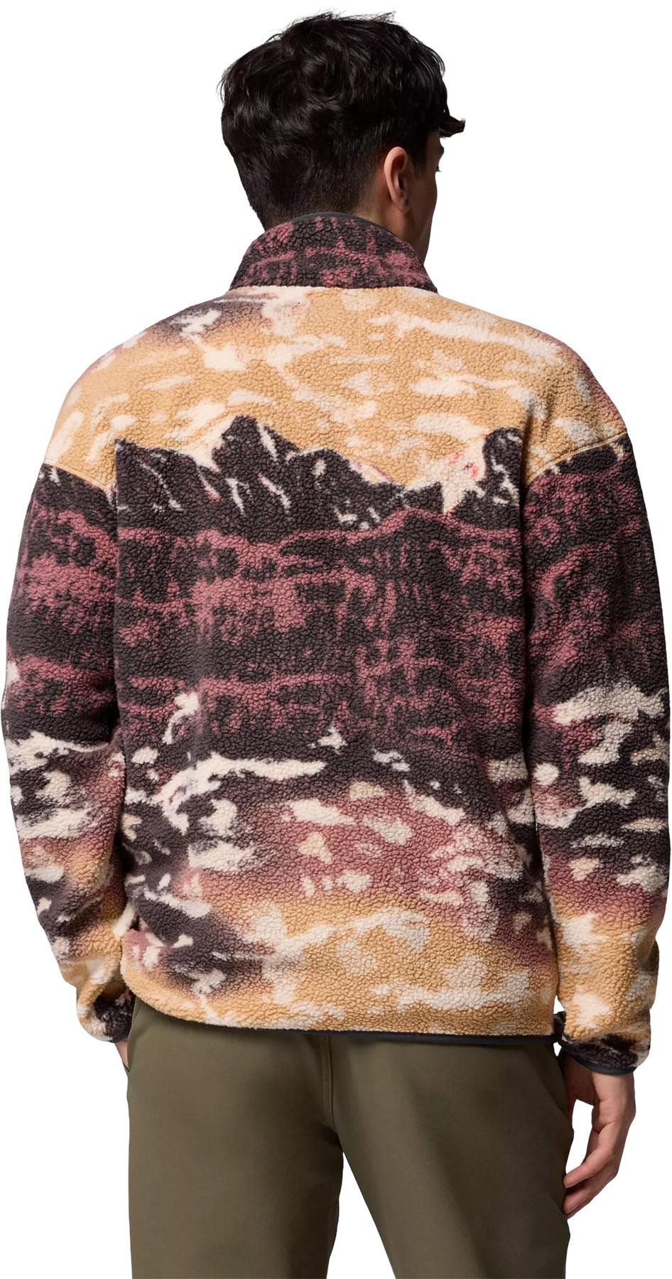 Product gallery image number 2 for product Helvetia II Printed Half Snap Fleece Pullover - Men's