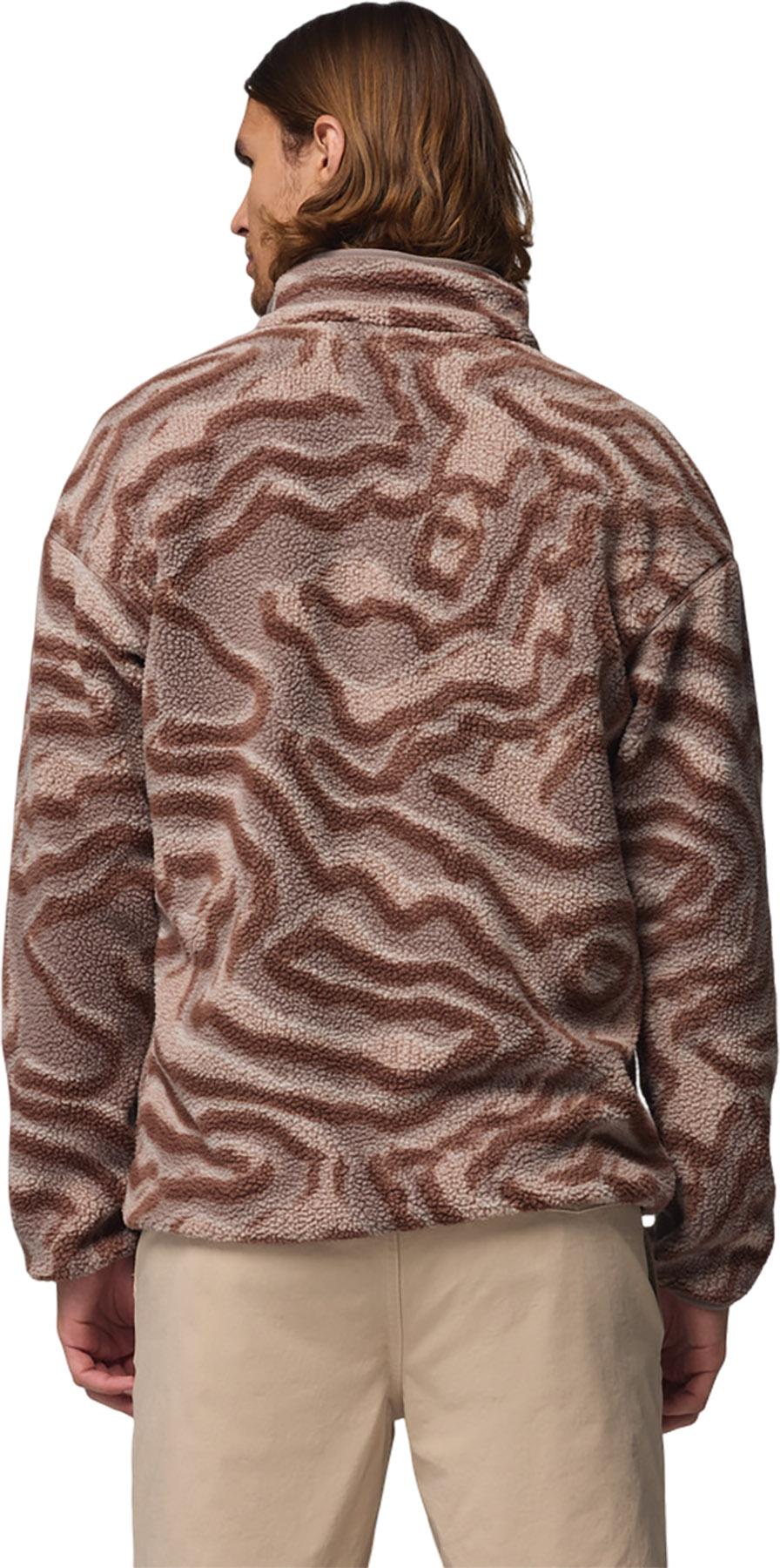 Product gallery image number 3 for product Helvetia II Printed Half Snap Fleece Pullover - Men's