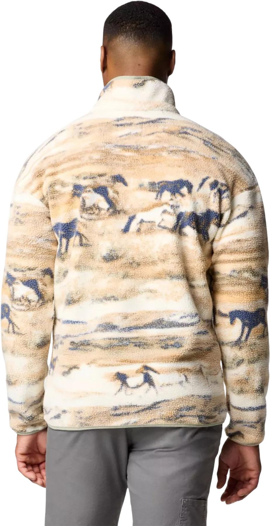 Product gallery image number 2 for product Helvetia II Printed Half Snap Fleece Pullover - Men's