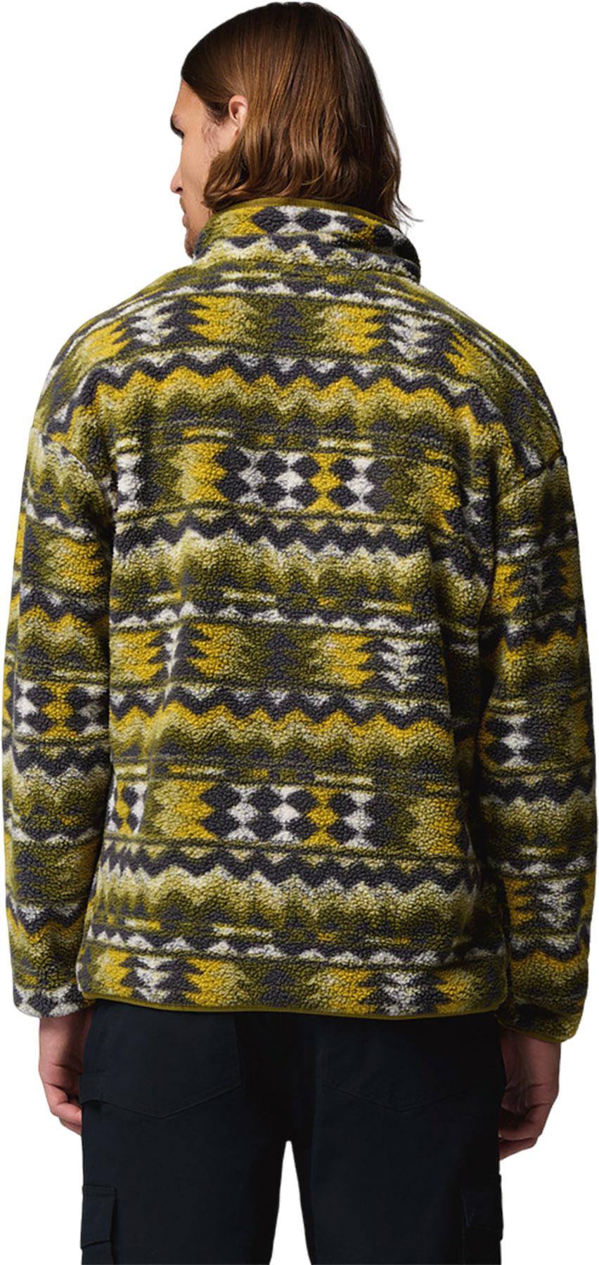 Product gallery image number 4 for product Helvetia II Printed Half Snap Fleece Pullover - Men's