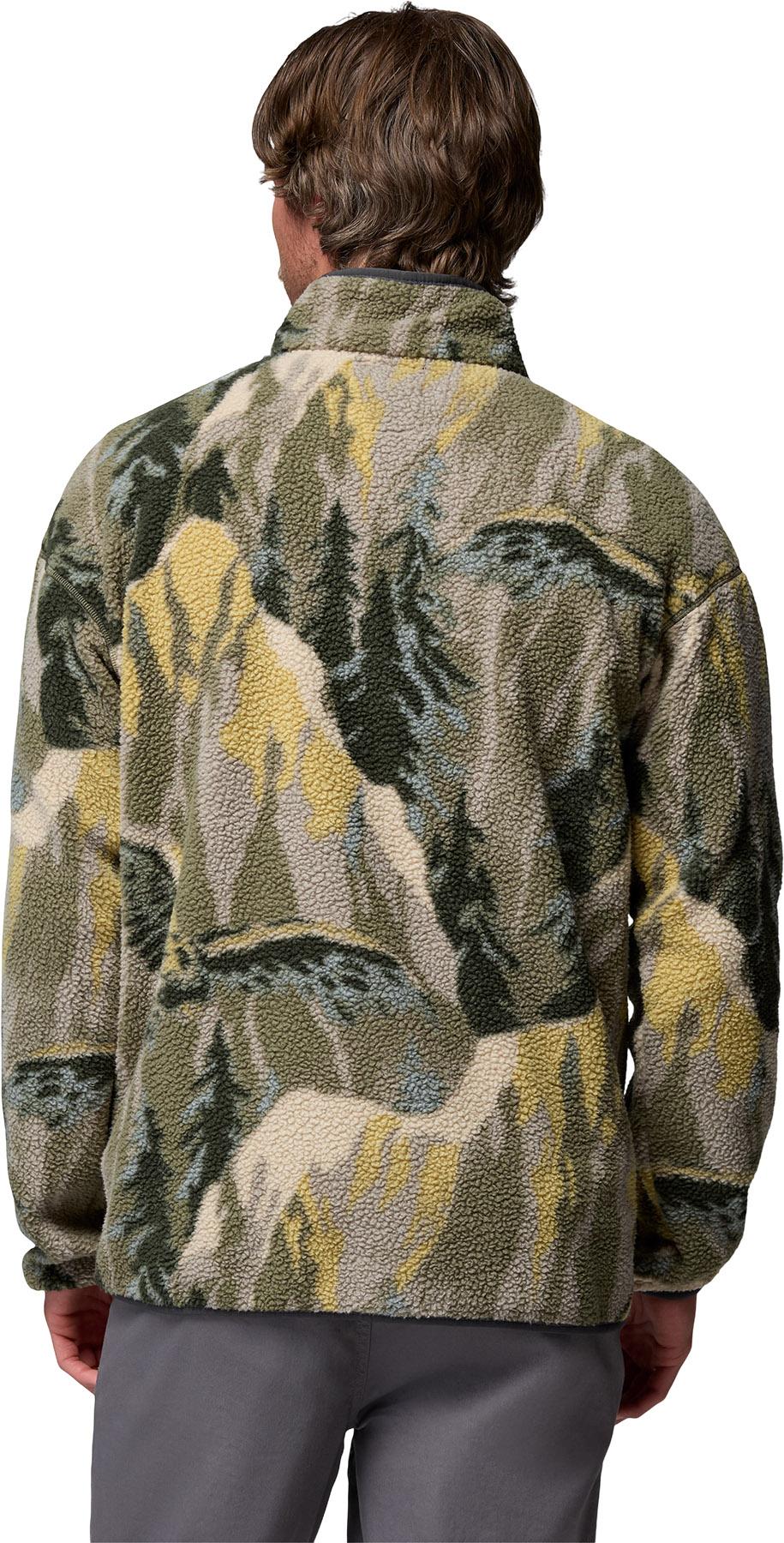 Product gallery image number 2 for product Helvetia II Printed Half Snap Fleece Pullover - Men's