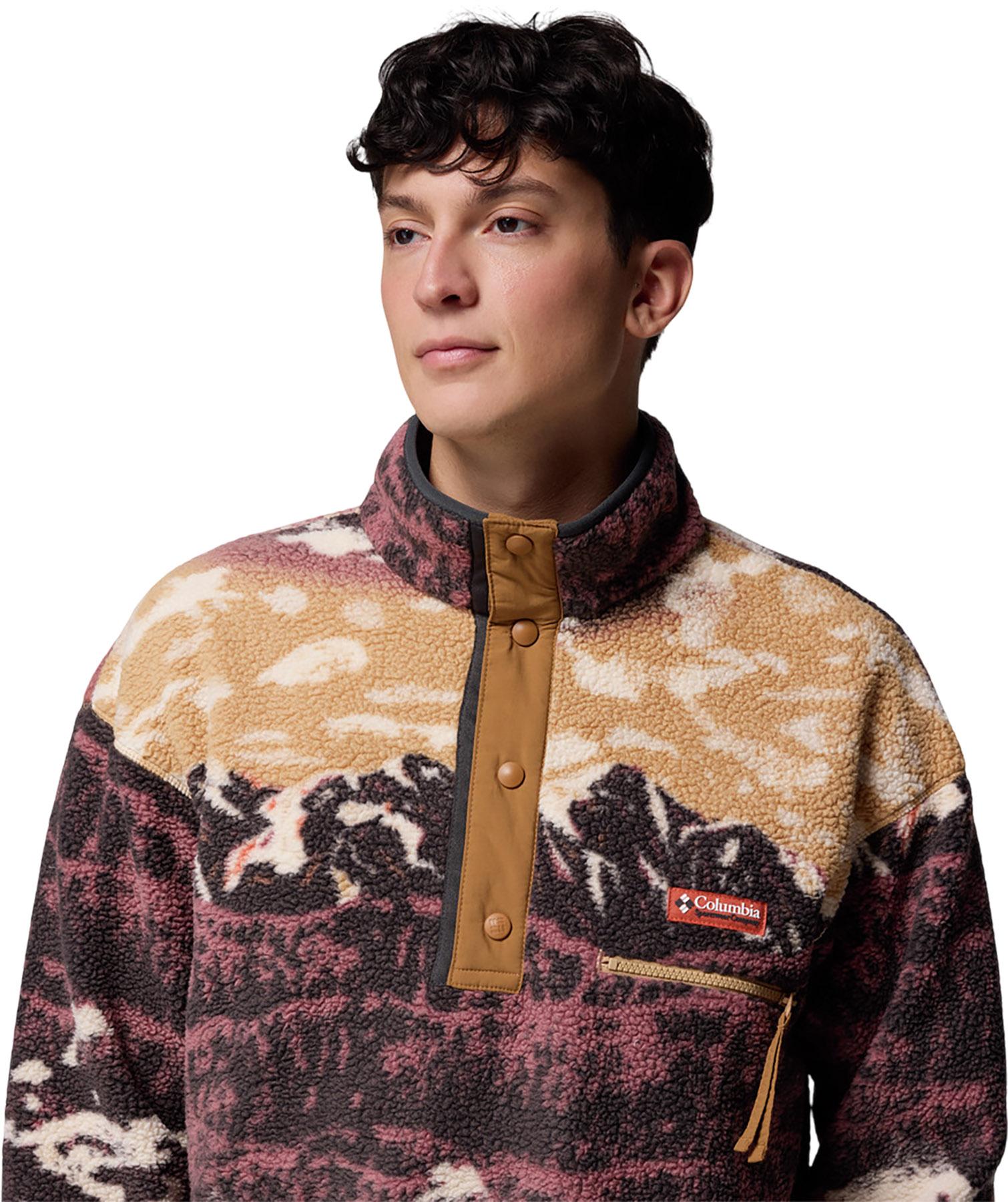 Product gallery image number 3 for product Helvetia II Printed Half Snap Fleece Pullover - Men's