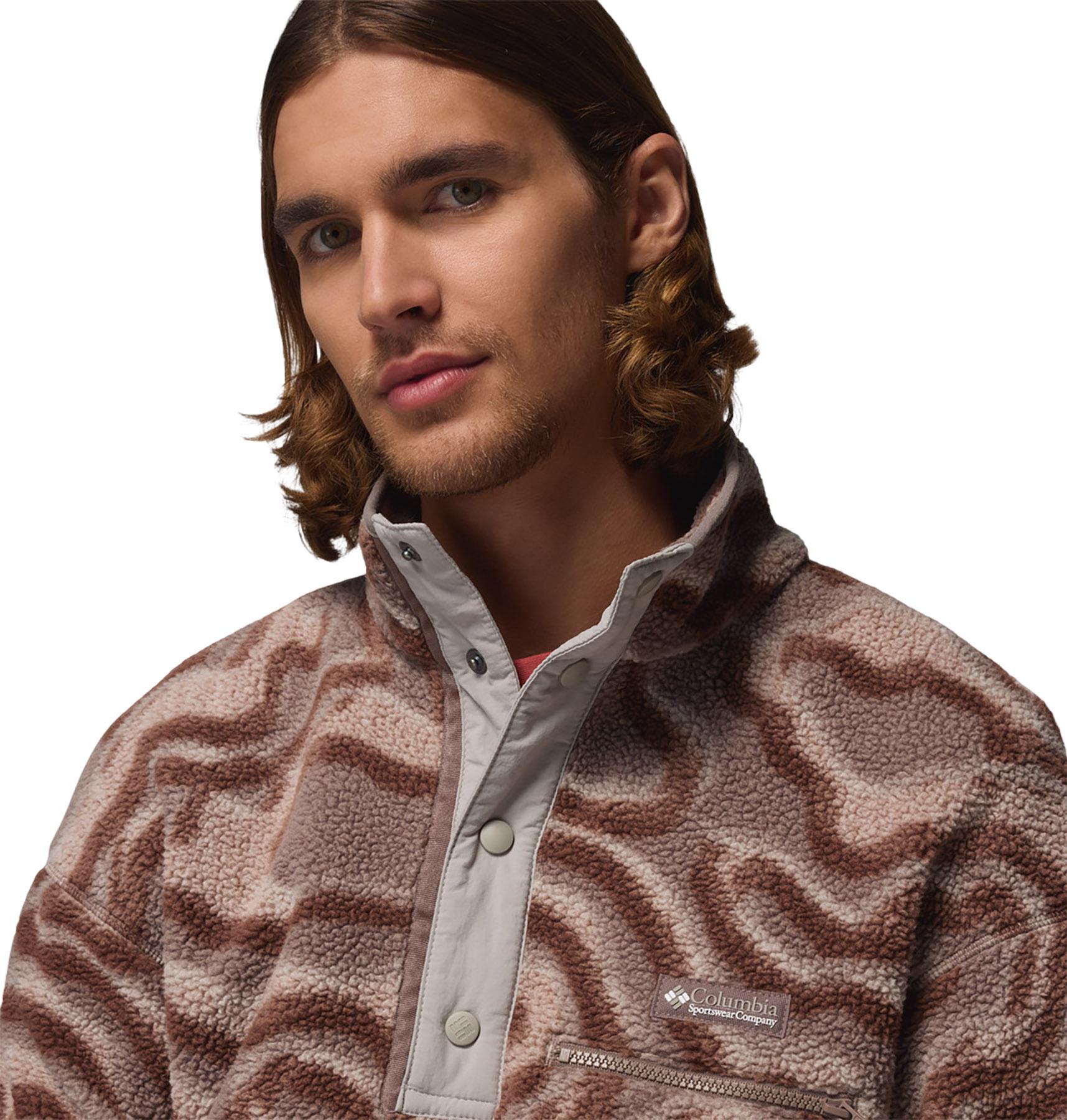 Product gallery image number 4 for product Helvetia II Printed Half Snap Fleece Pullover - Men's