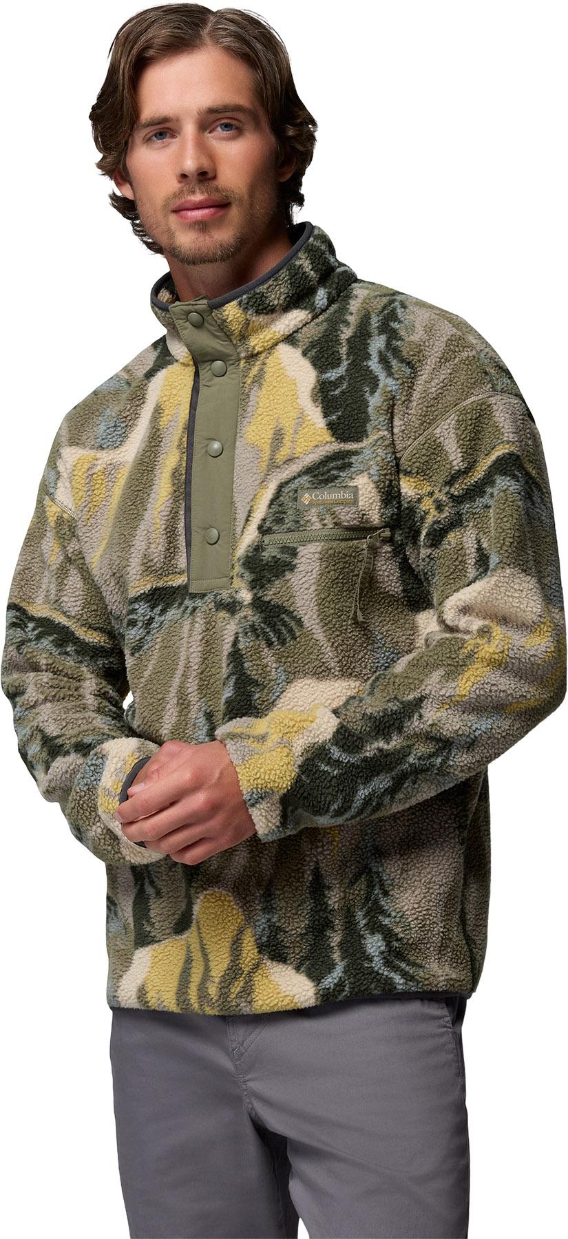 Product gallery image number 4 for product Helvetia II Printed Half Snap Fleece Pullover - Men's