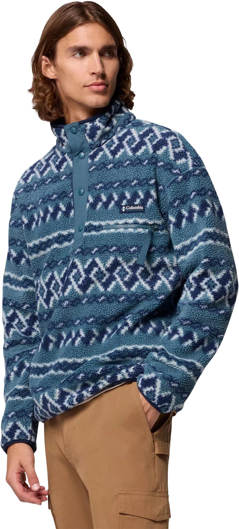 Product gallery image number 4 for product Helvetia II Printed Half Snap Fleece Pullover - Men's