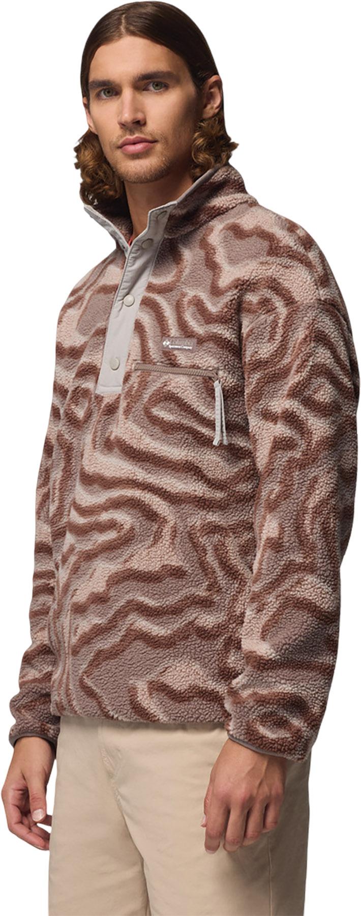Product gallery image number 2 for product Helvetia II Printed Half Snap Fleece Pullover - Men's