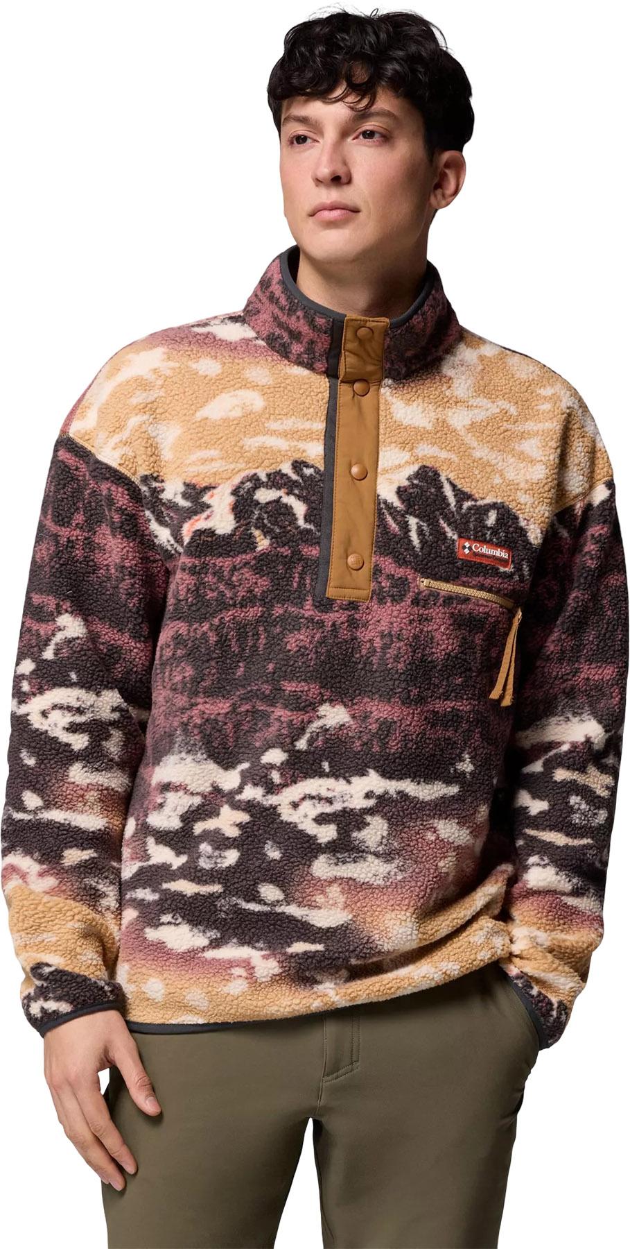 Product gallery image number 1 for product Helvetia II Printed Half Snap Fleece Pullover - Men's