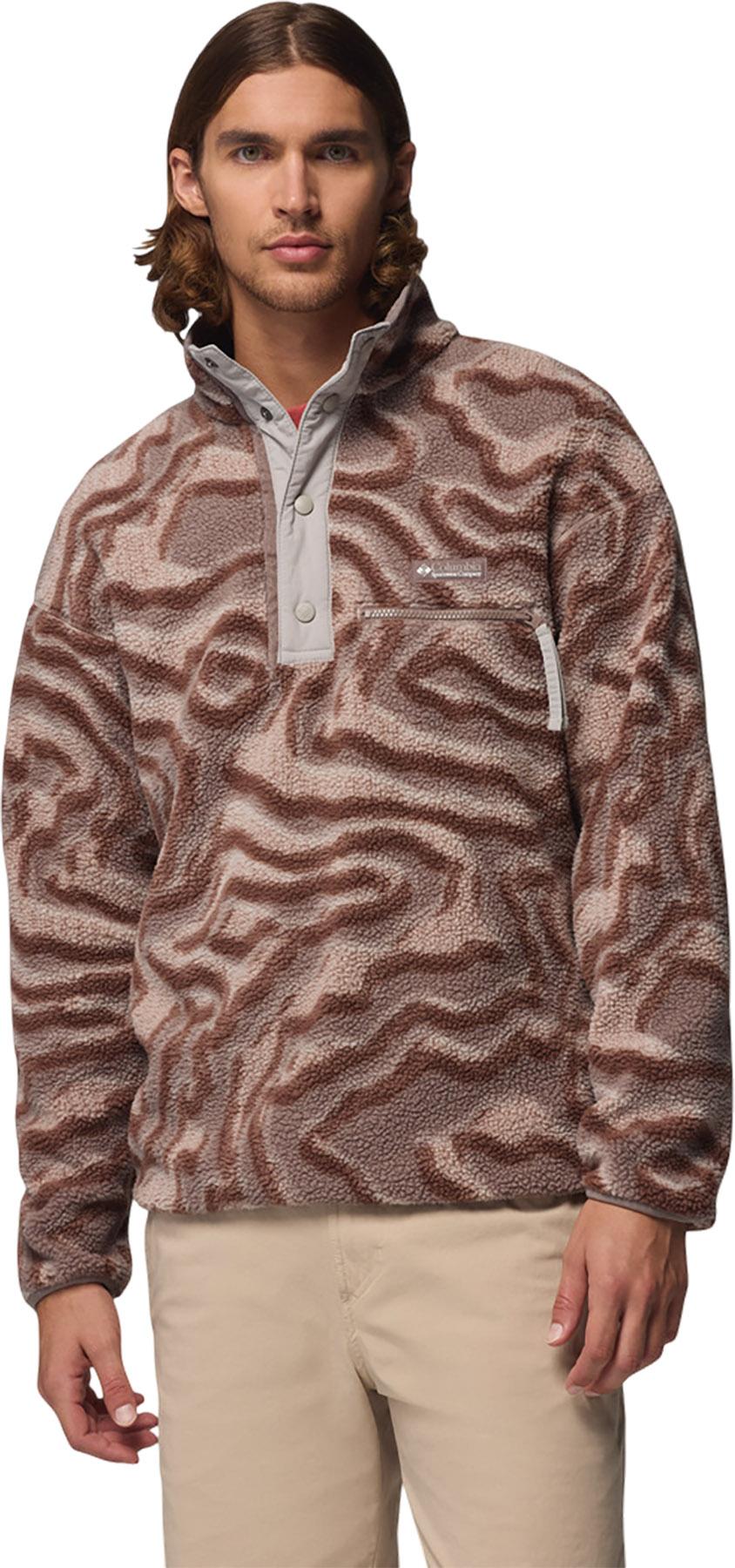 Product image for Helvetia II Printed Half Snap Fleece Pullover - Men's