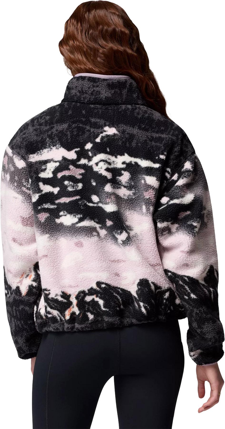 Product gallery image number 2 for product Helvetia II Printed Cropped Half Snap Fleece Pullover - Women's