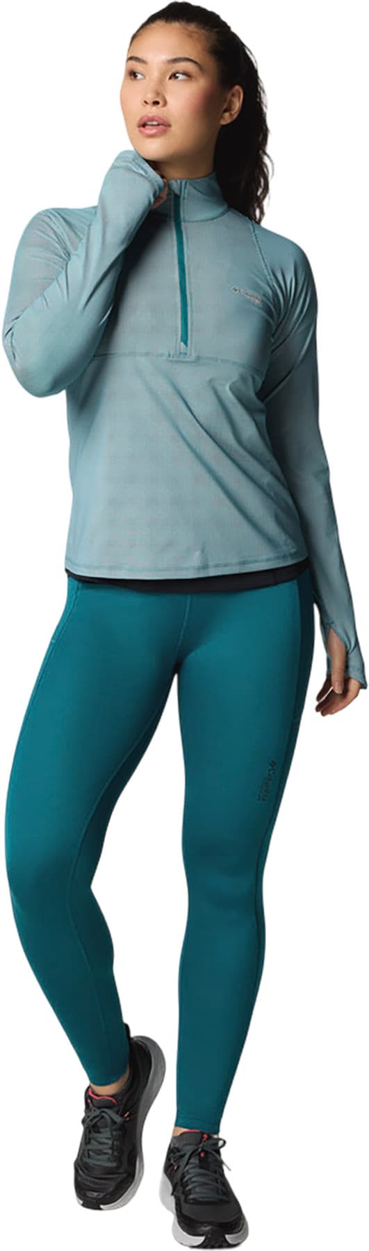 Product gallery image number 6 for product Summit Valley Long Sleeve Half Zip Top - Women's