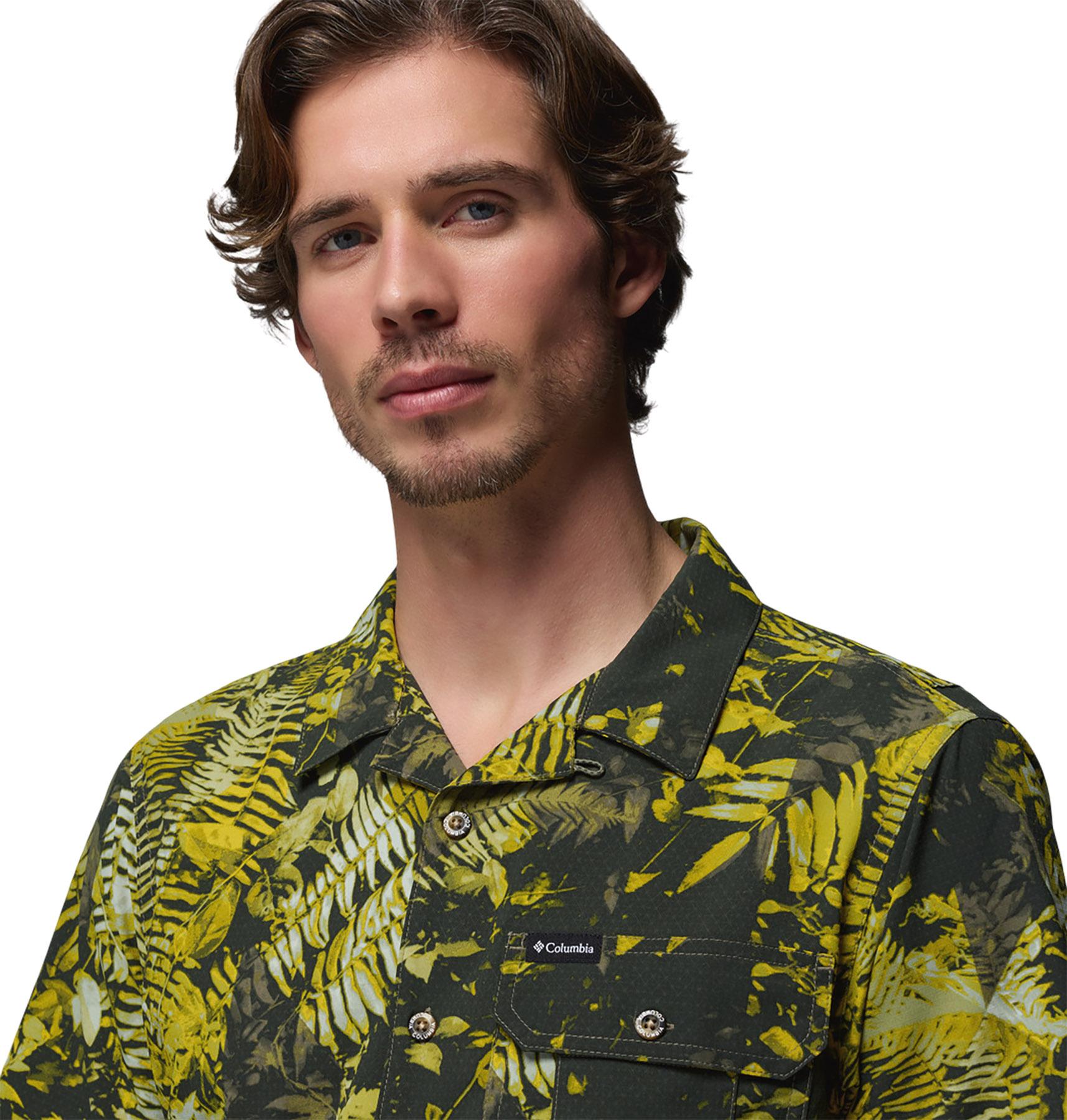 Product gallery image number 4 for product Tech Trail Utility Printed Woven Short Sleeve Shirt - Men's