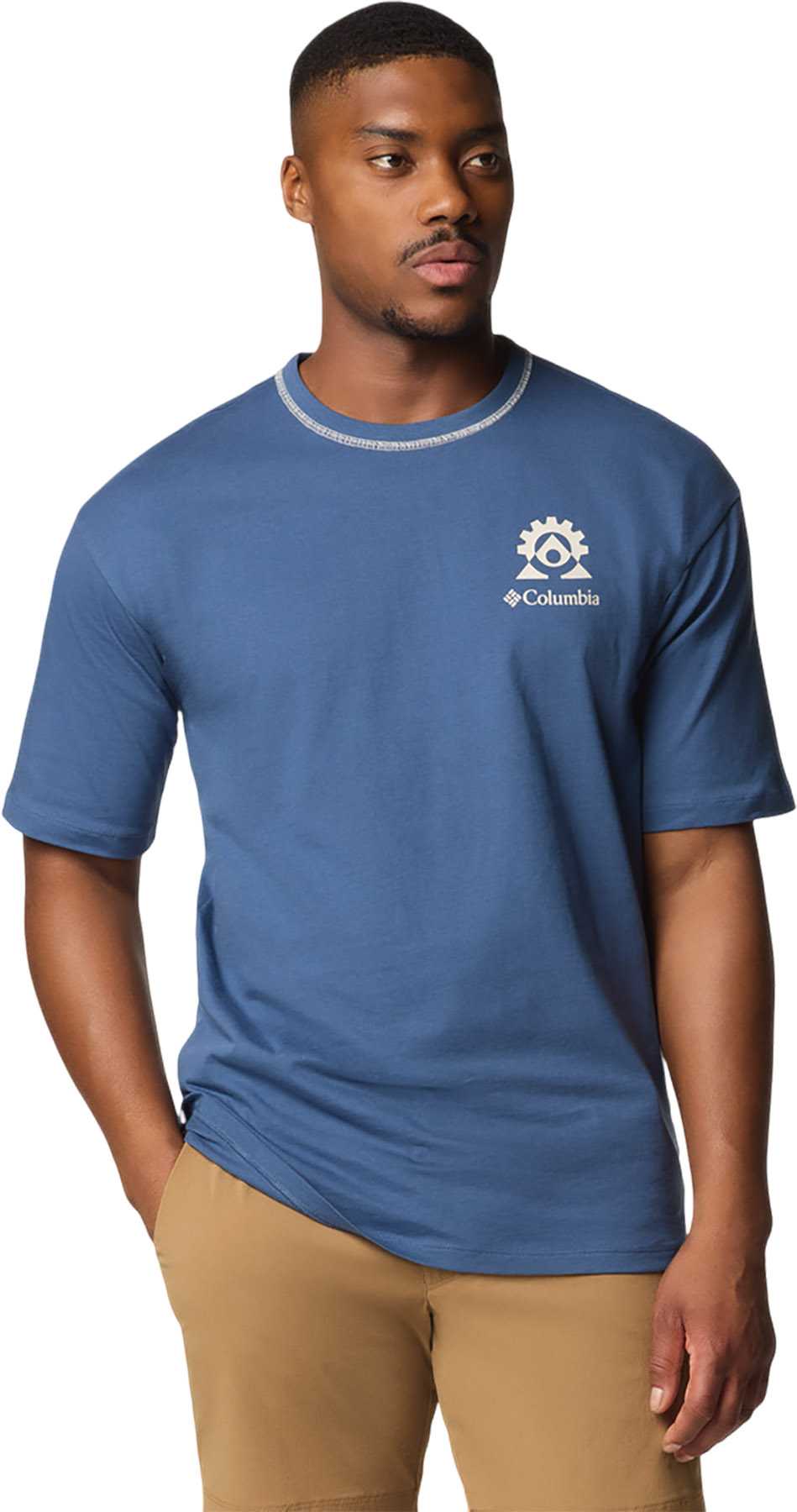 Image de produit pour T-shirt à col rond et manches courtes Landroamer - Homme