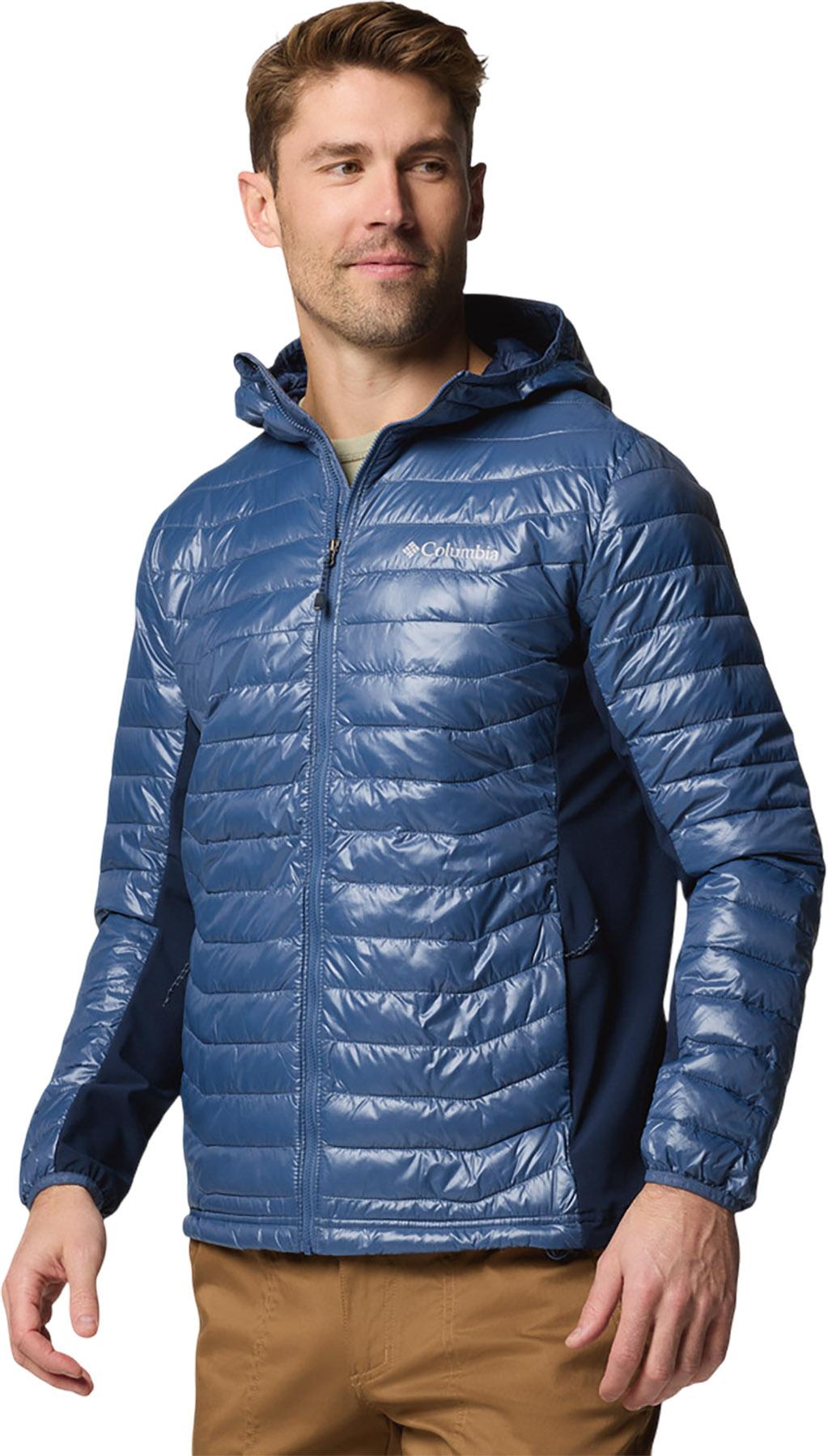 Numéro de l'image de la galerie de produits 6 pour le produit Manteau à capuchon matelassé hybride Powder Pass - Homme