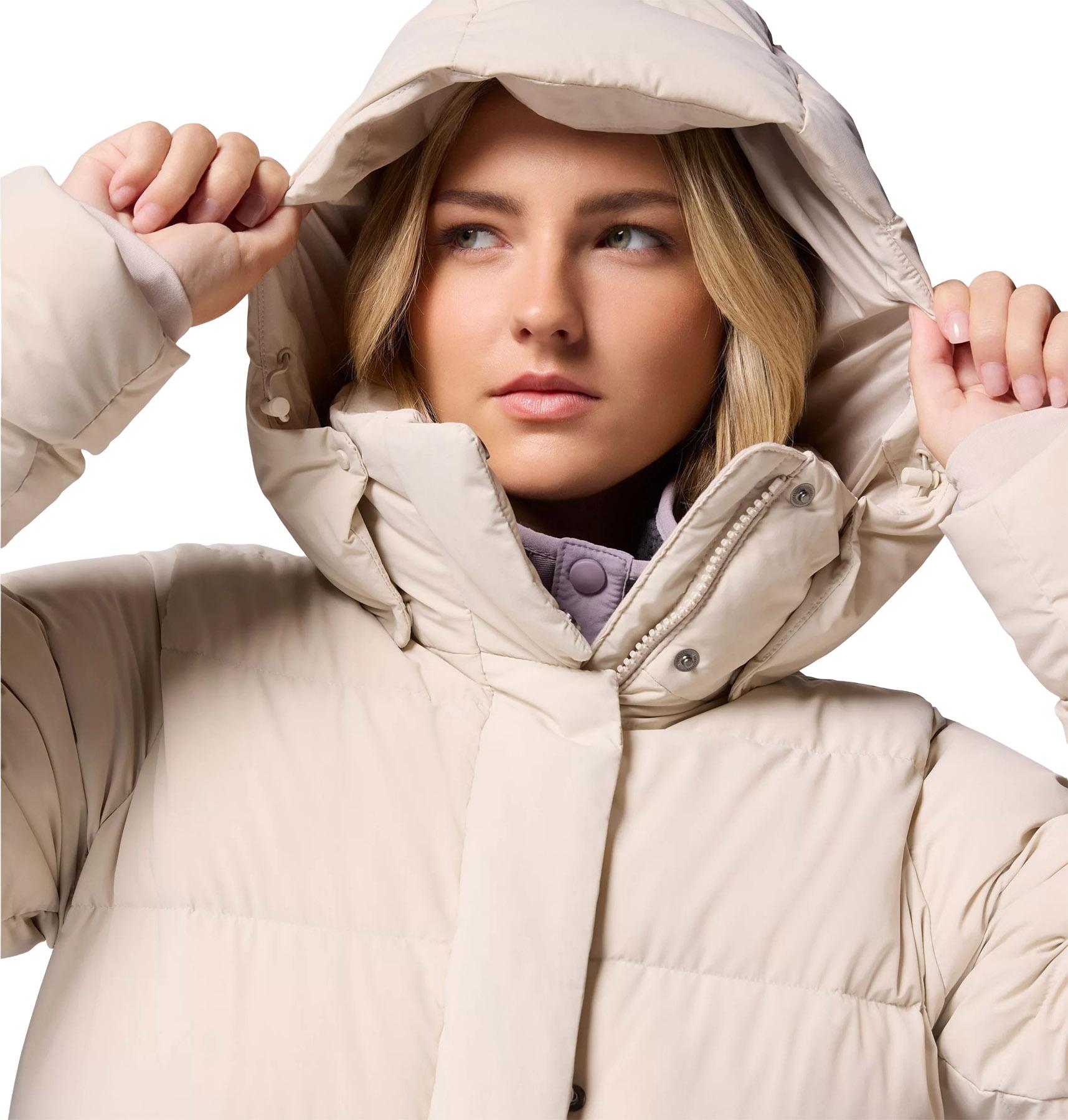 Product gallery image number 4 for product Manteau mi-long à capuchon Amaze Puff - Femme