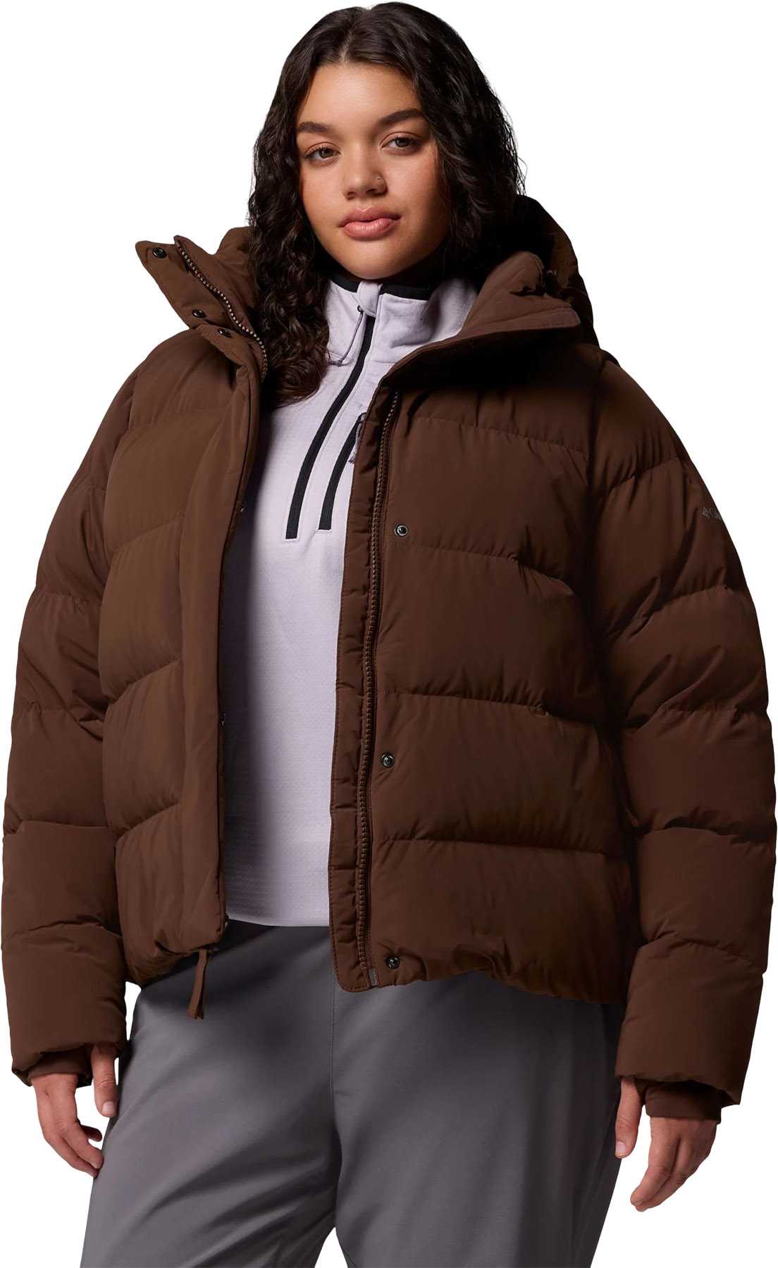 Product image for Amaze Puff Plus Size Hooded Jacket - Women's 