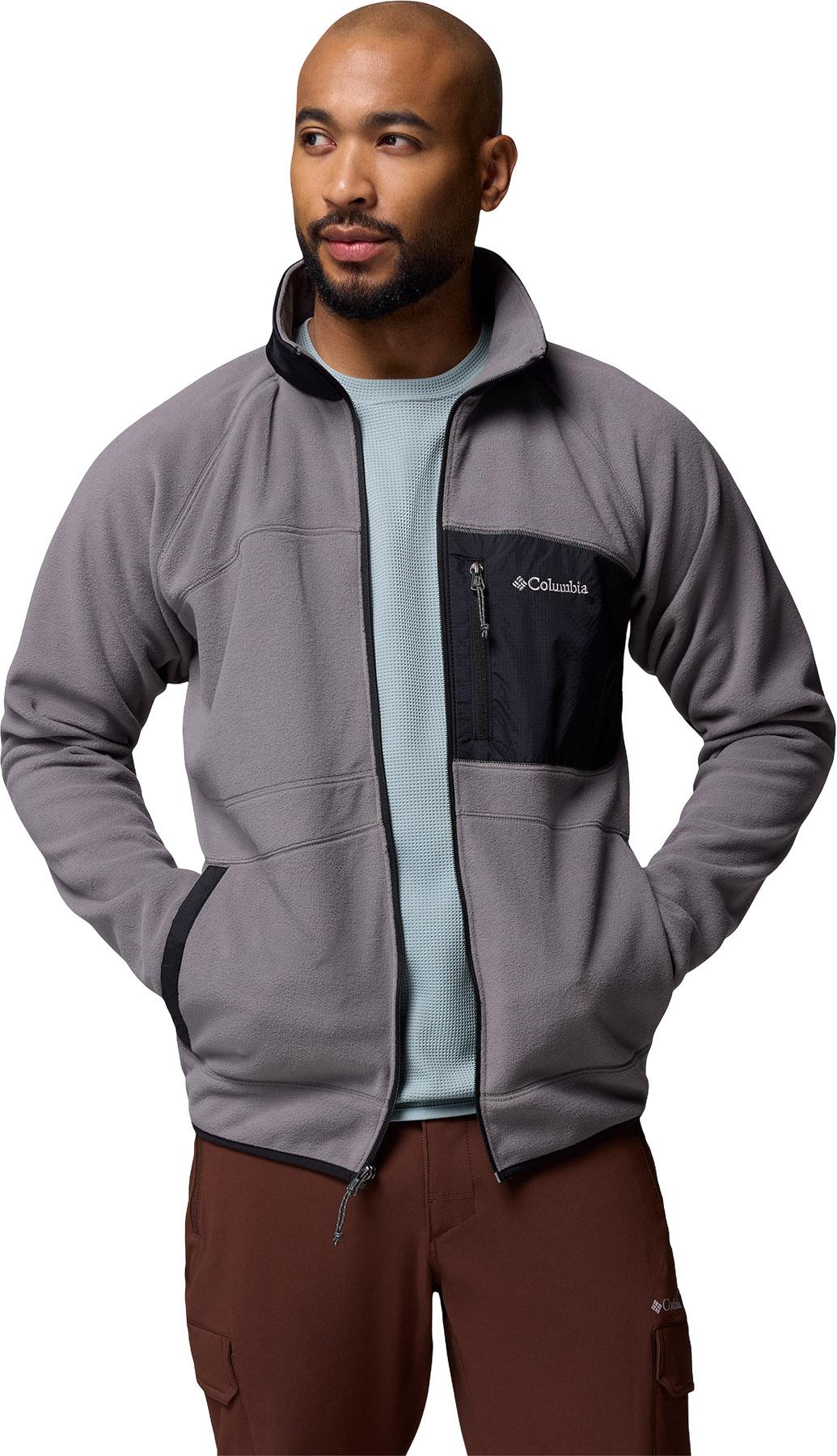 Product gallery image number 5 for product Fast Trek Overlay Full Zip Fleece Jacket - Men's