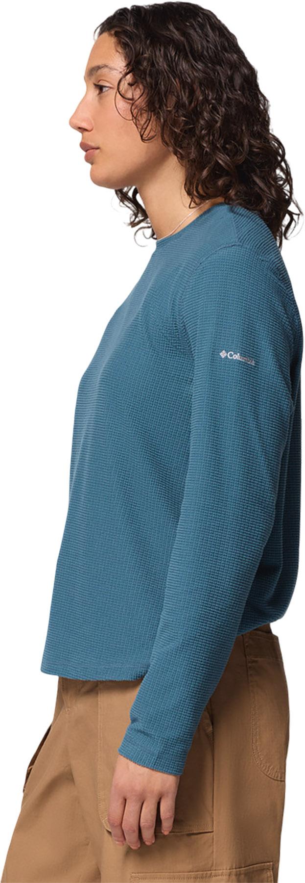 Product gallery image number 5 for product Brea Falls Grid Crew Neck Long Sleeve T-Shirt - Women's