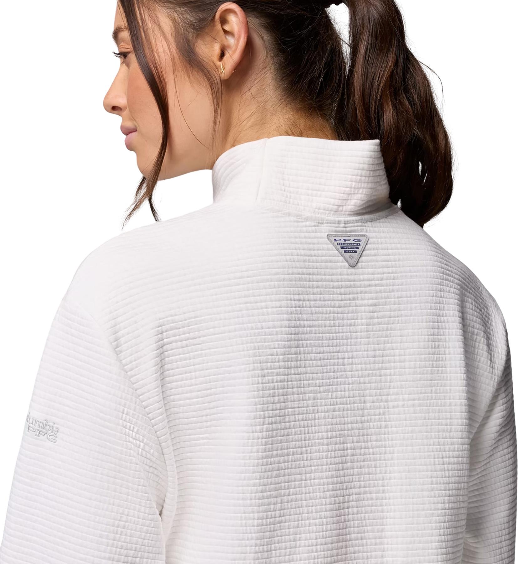 Product gallery image number 3 for product PFG Open Water Mock Neck Long Sleeve Pullover Top - Women's