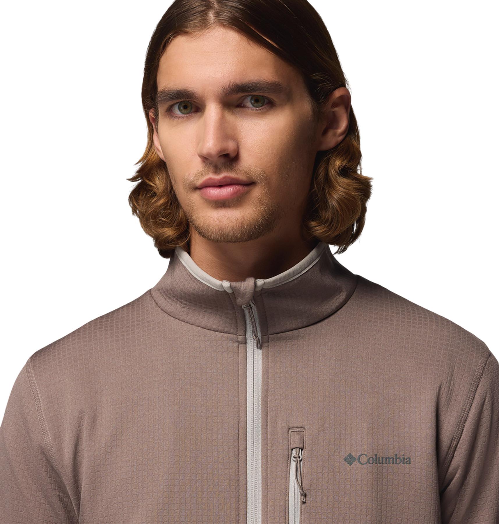 Product gallery image number 4 for product Essential Hike Grid Fleece Half Zip Pullover - Men's
