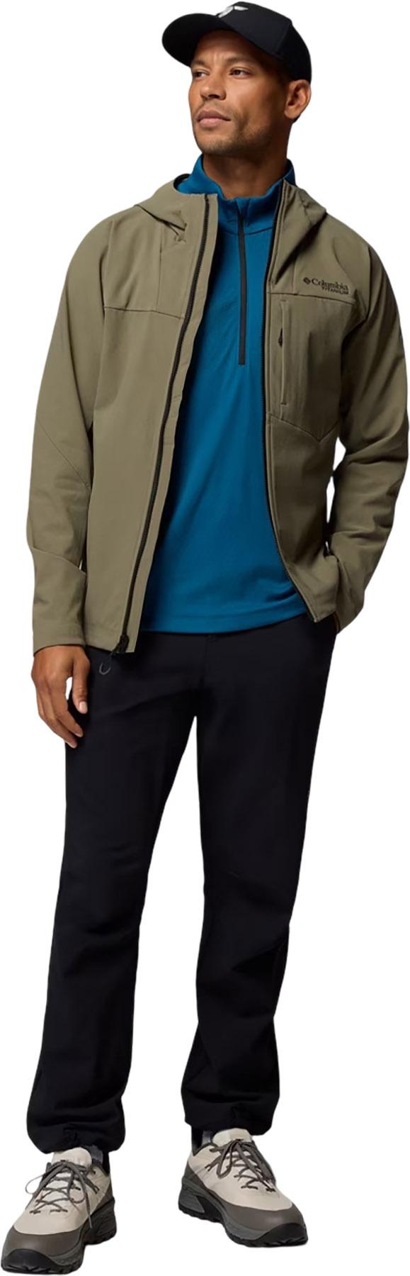 Product gallery image number 8 for product Tennent Mountain Softshell Hooded Jacket - Men's