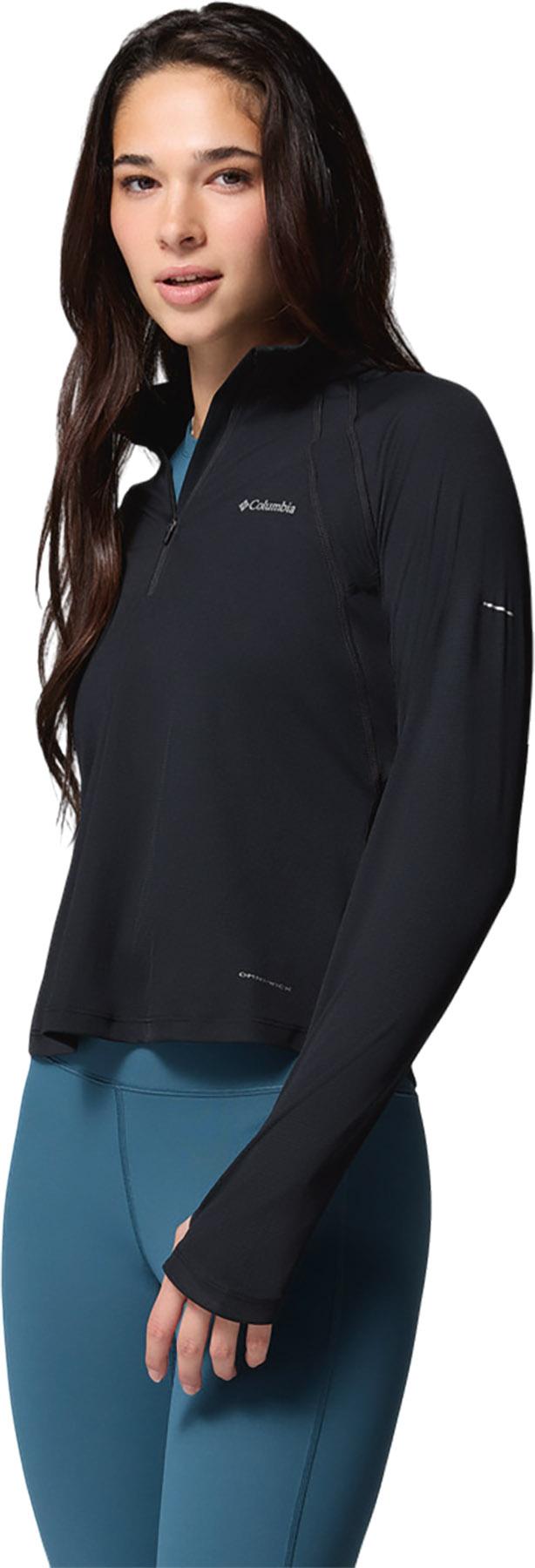 Product gallery image number 4 for product Stealth Spring Long Sleeve Half Zip T-Shirt - Women's